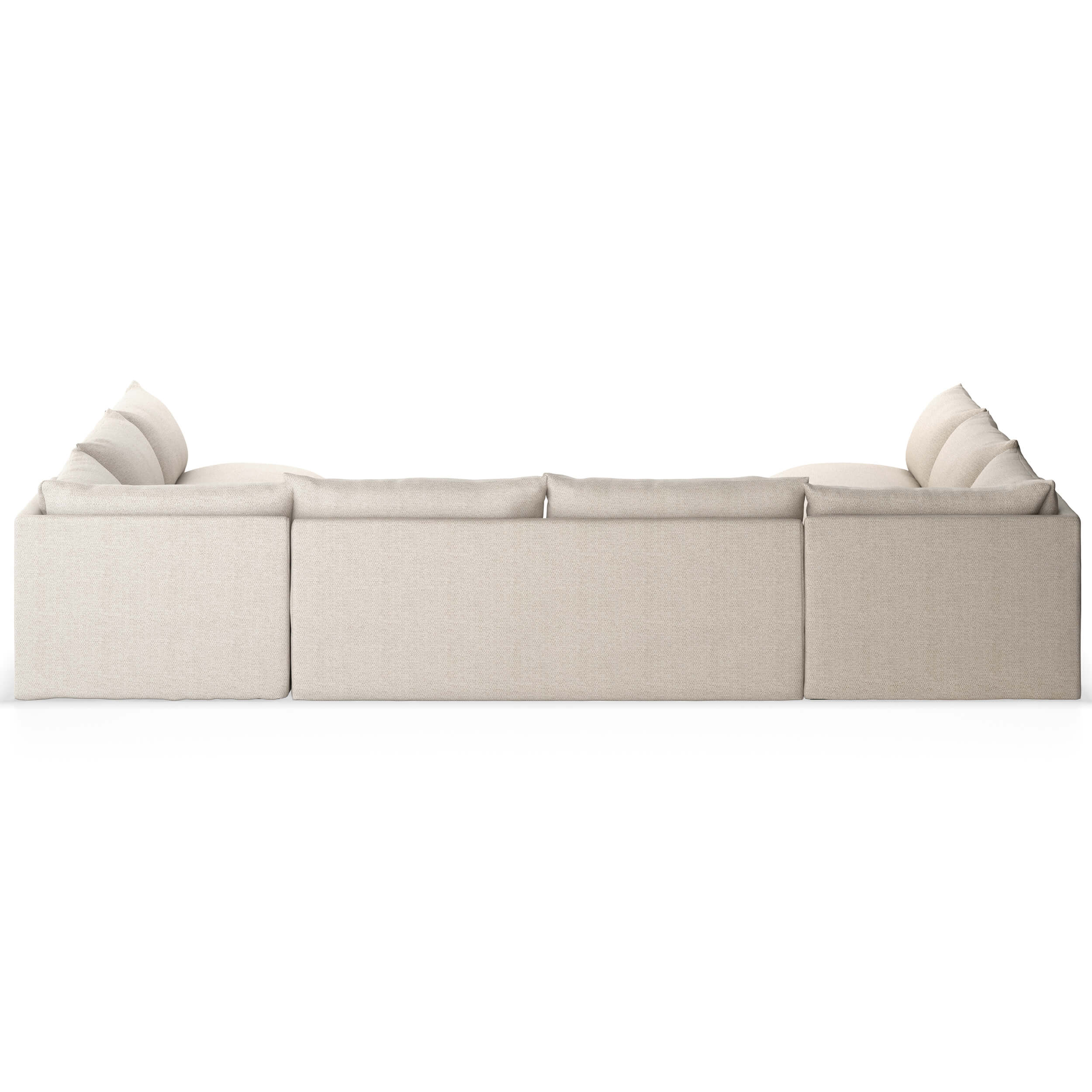 Grant Outdoor 5 Piece Sectional, Faye Sand by Four Hands - Image 4