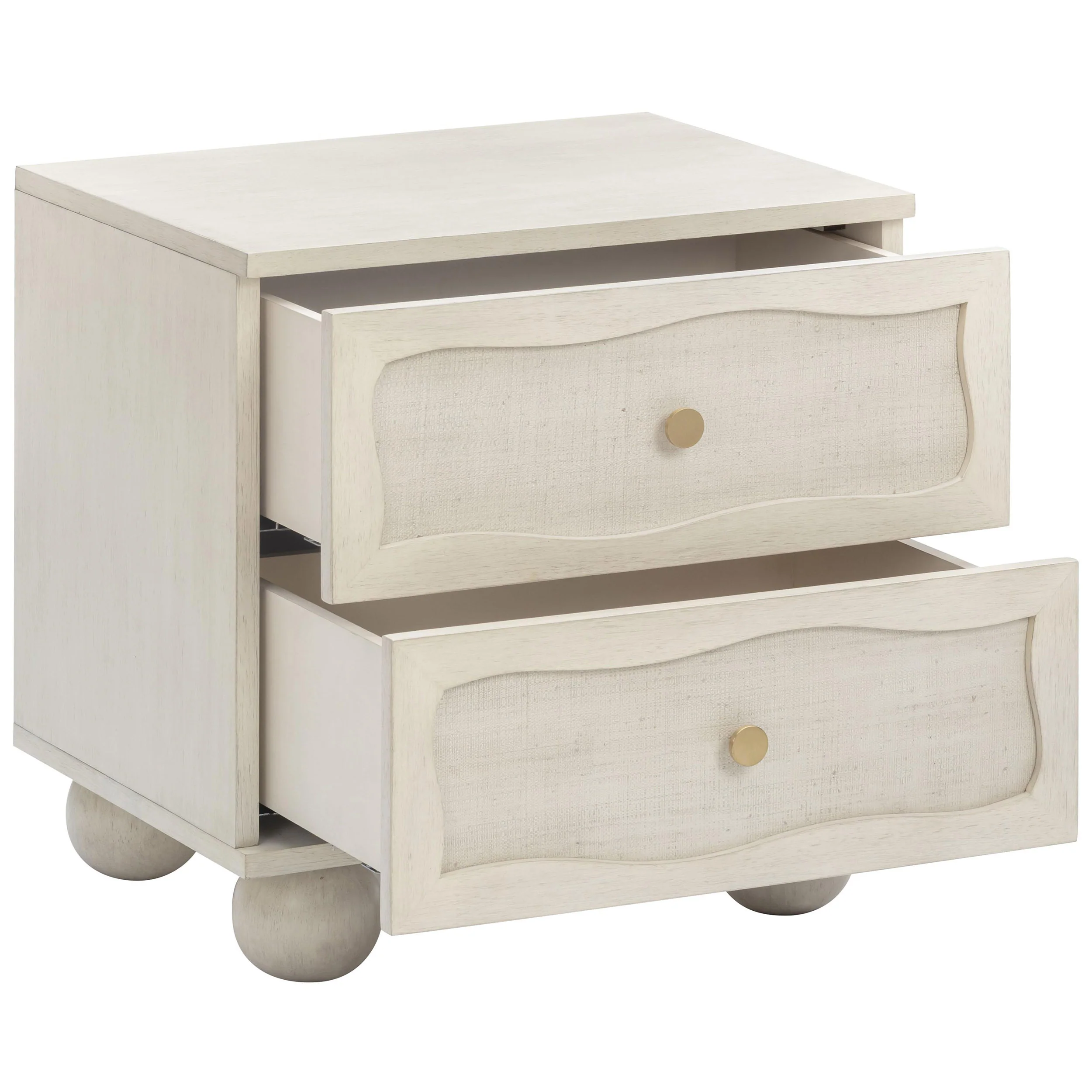 Grappa Wavy Nightstand, White - Image 4
