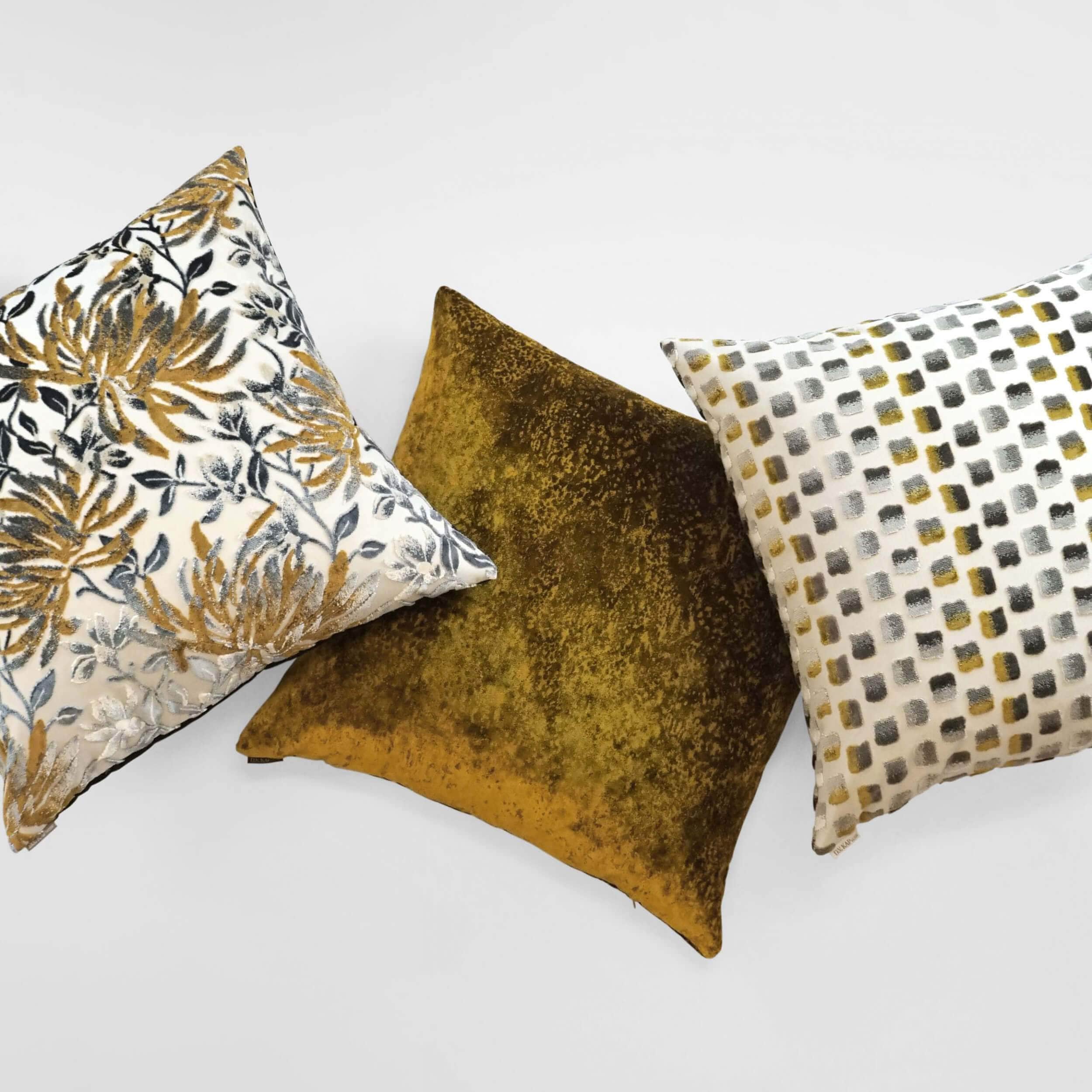 Grated Pillow, Ochre - Image 3