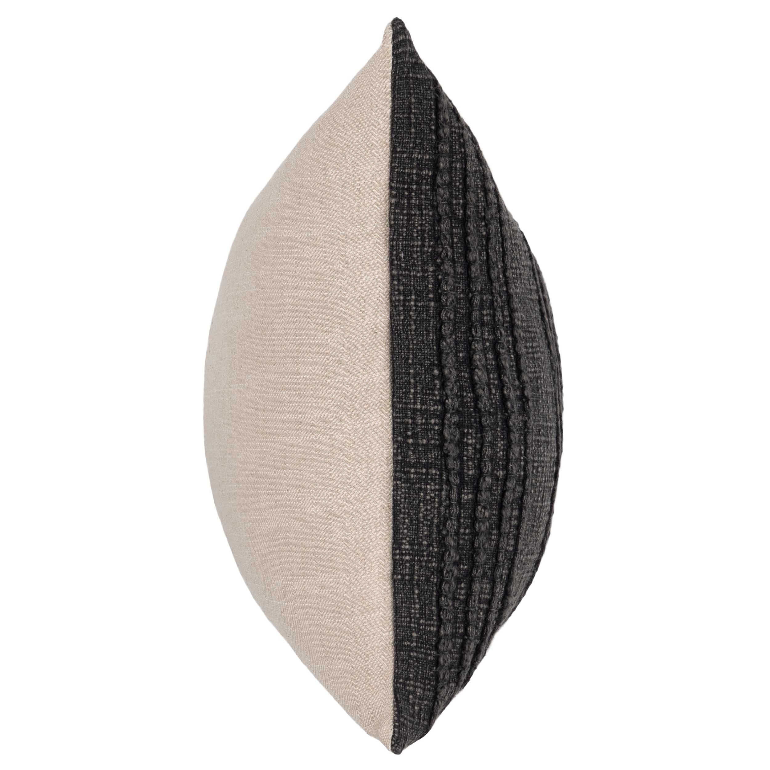 Gratitude Lumbar Pillow, Black - Image 3