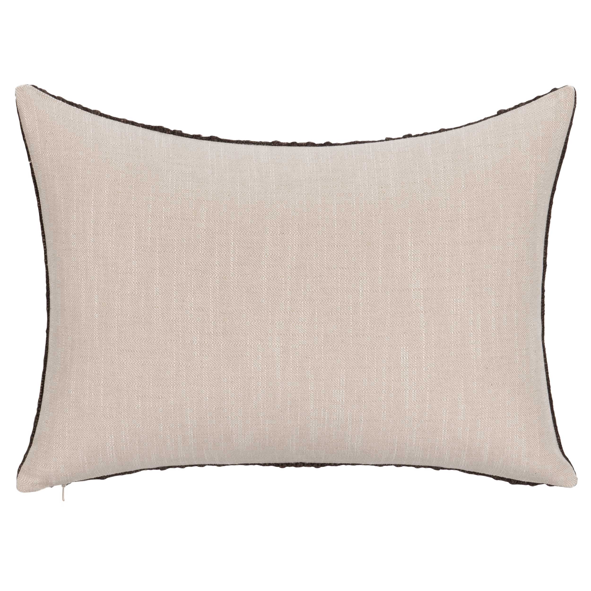 Gratitude Lumbar Pillow, Ganache Brown - Image 4
