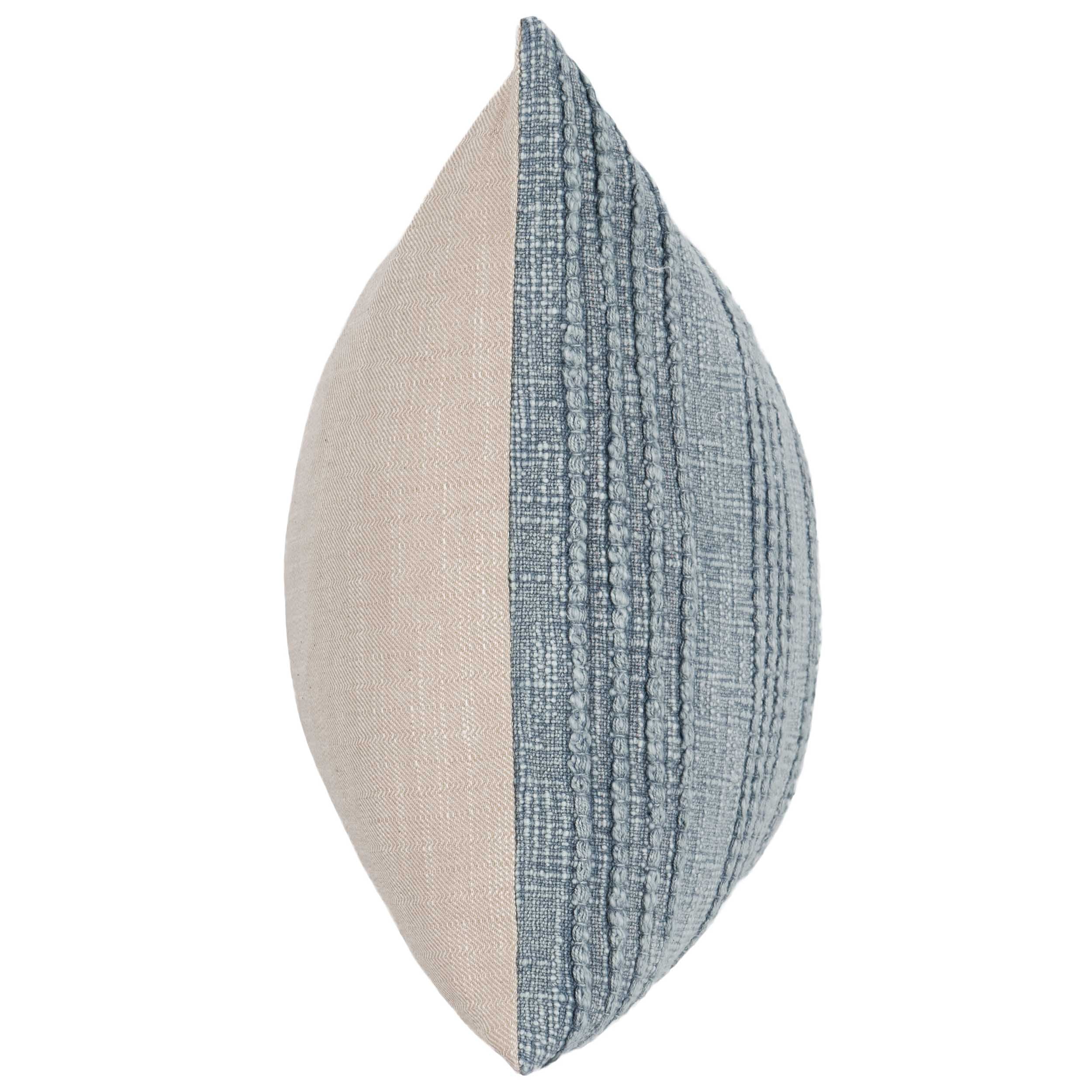 Gratitude Lumbar Pillow, Sea Fog Blue - Image 3