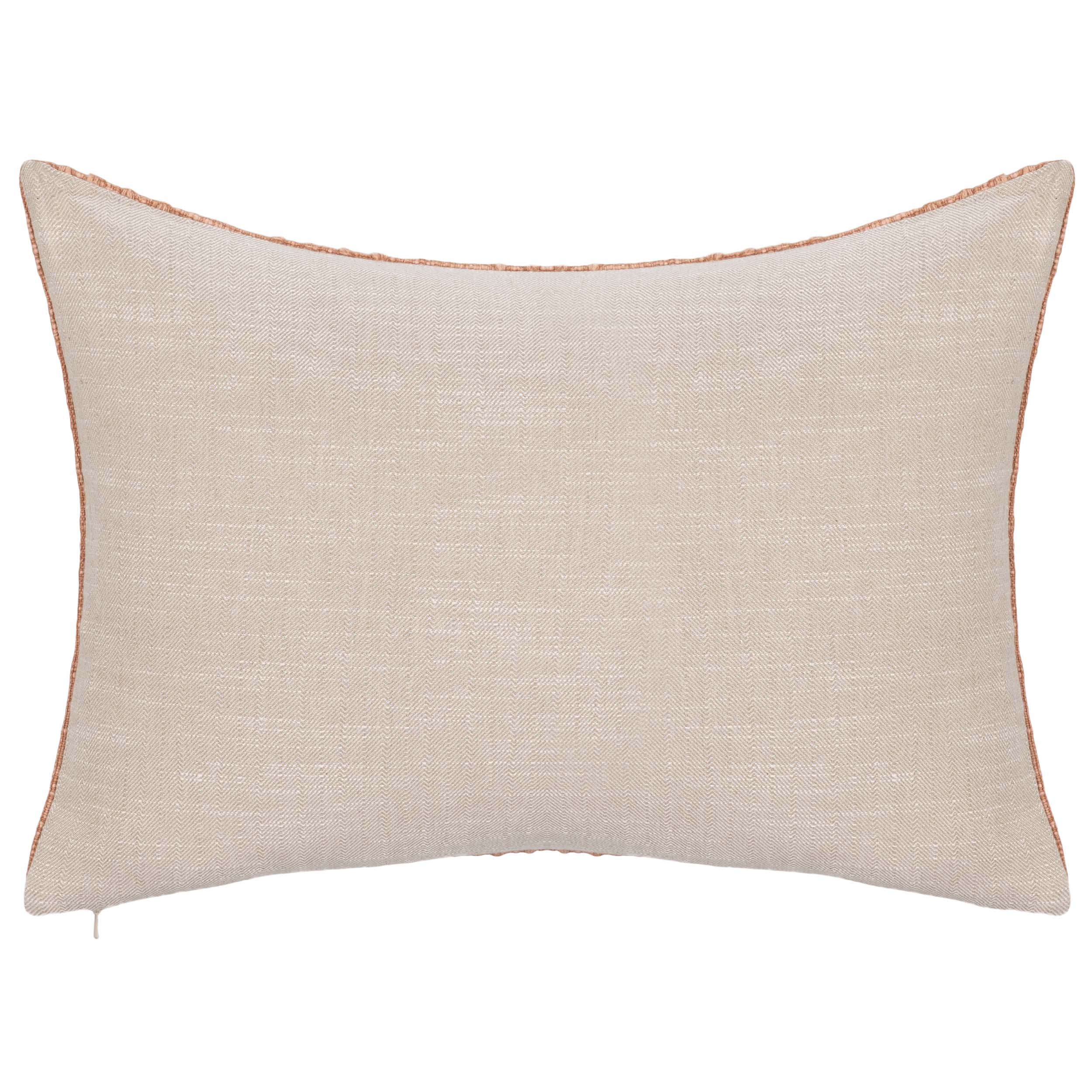 Gratitude Lumbar Pillow, Terracotta - Image 4