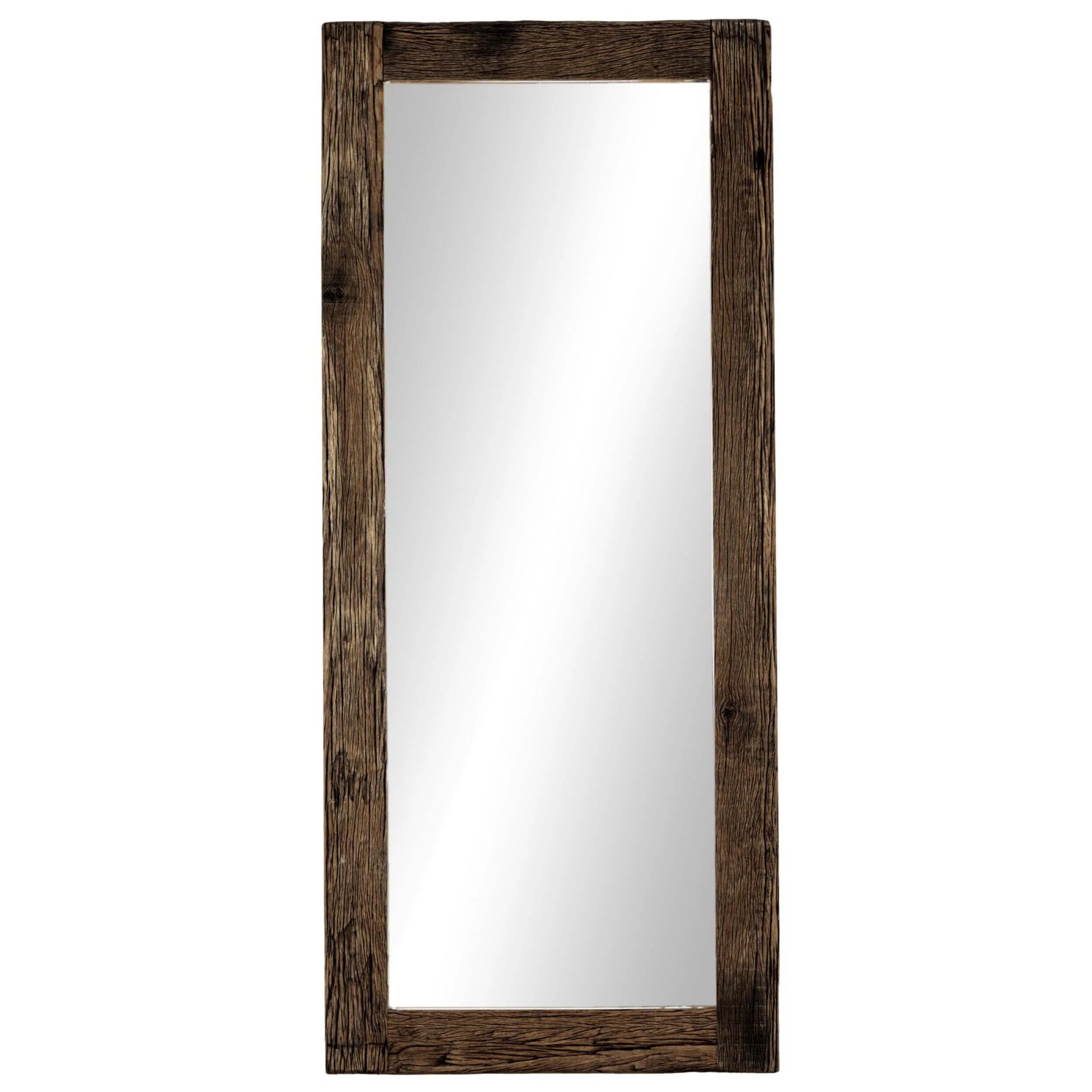 Gridley Floor Mirror, Natural Reclaimed by Four Hands - Image 2