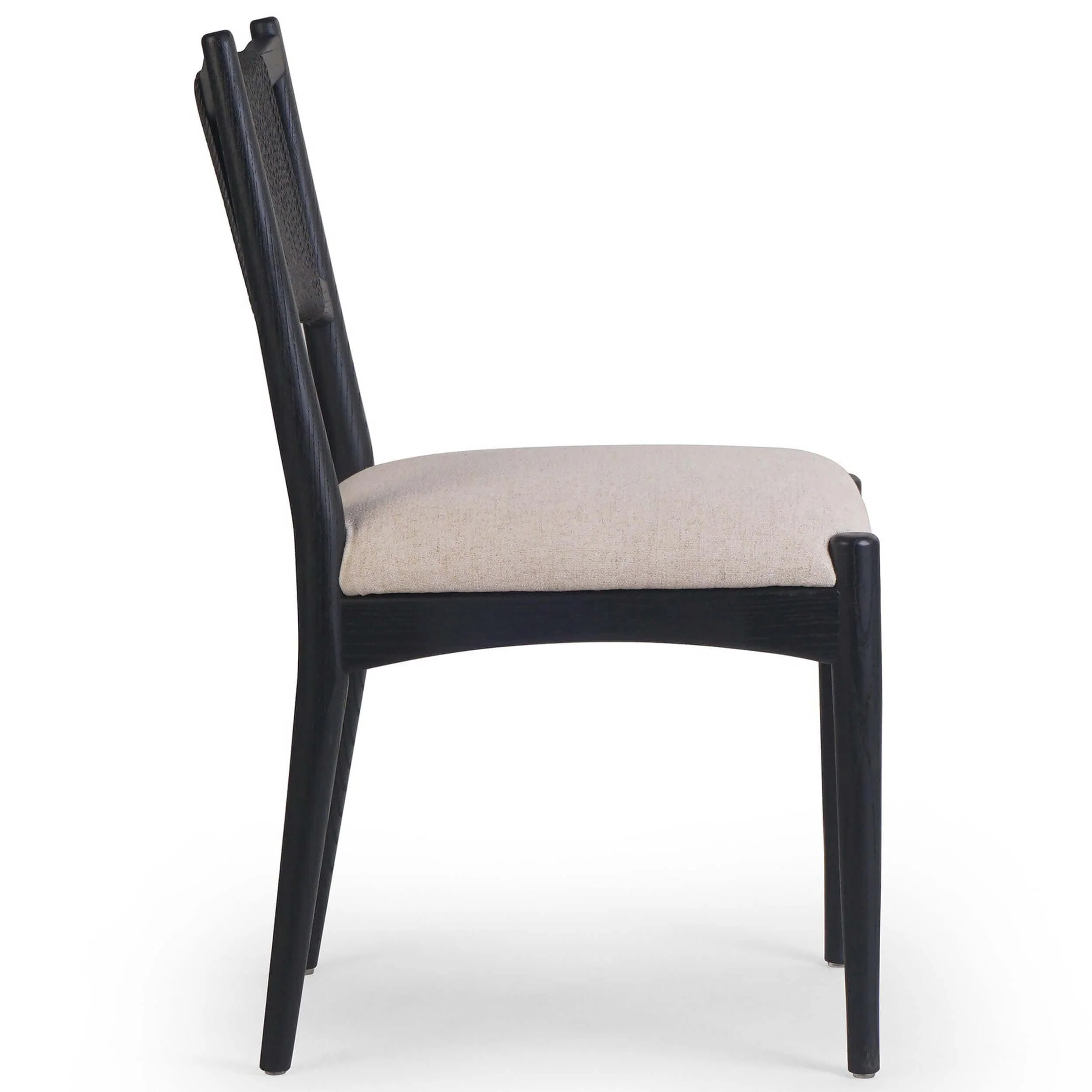 Haddon Dining Chair, Black, Set of 2 by Four Hands - Image 3
