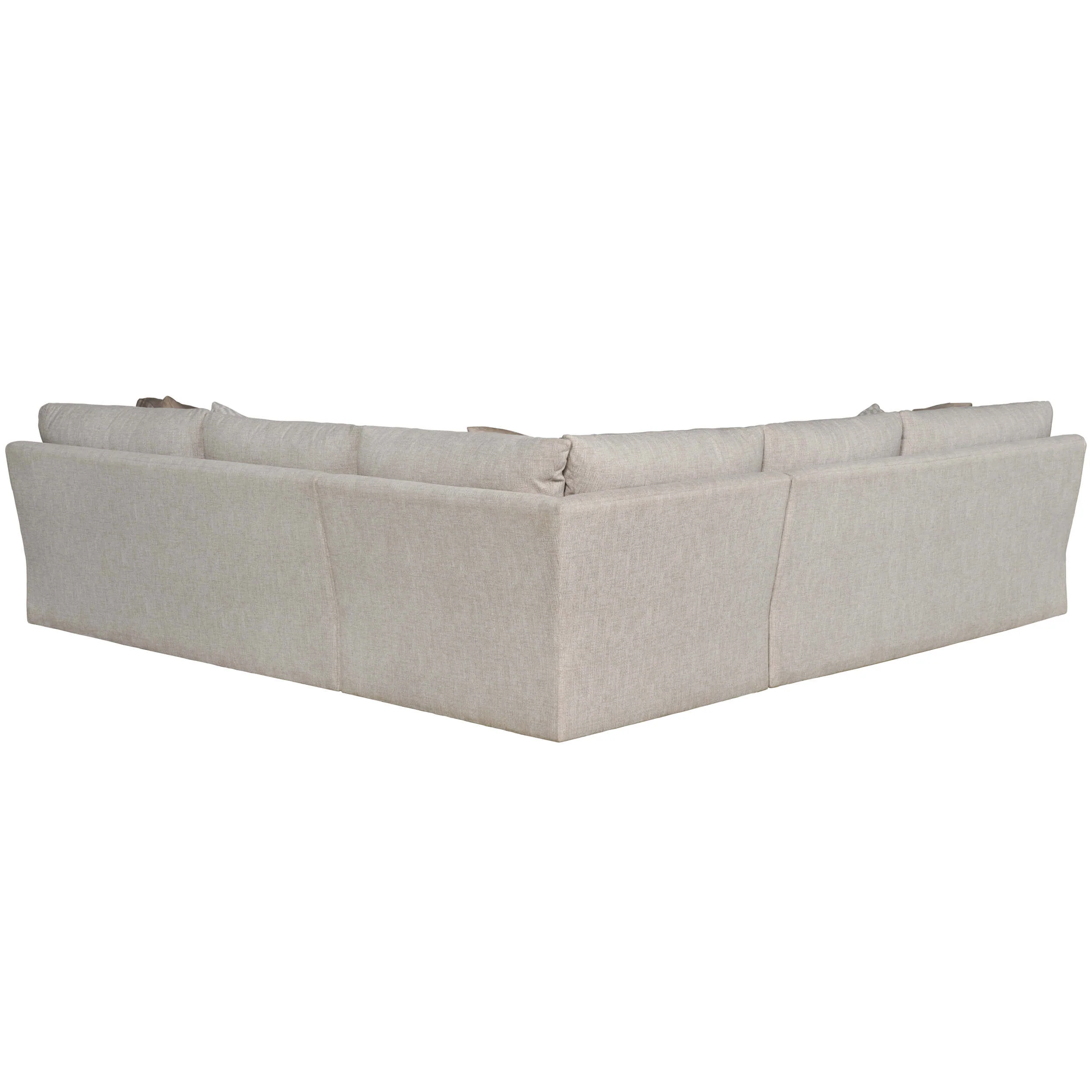 Hadlee 3 Piece Sectional, Tweed Sisal - Image 4