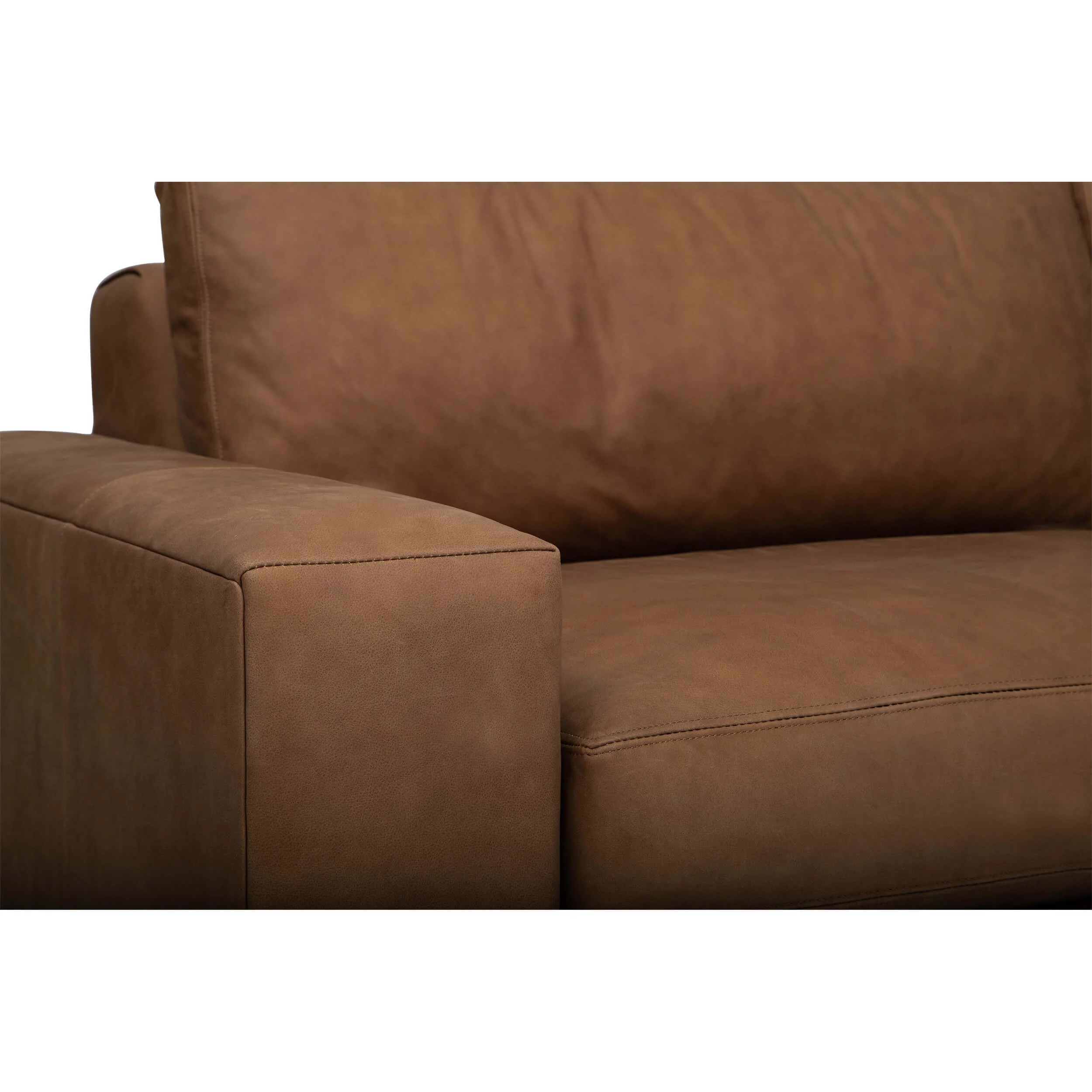 Halston Leather Sofa, Lukas Ranch - Image 4