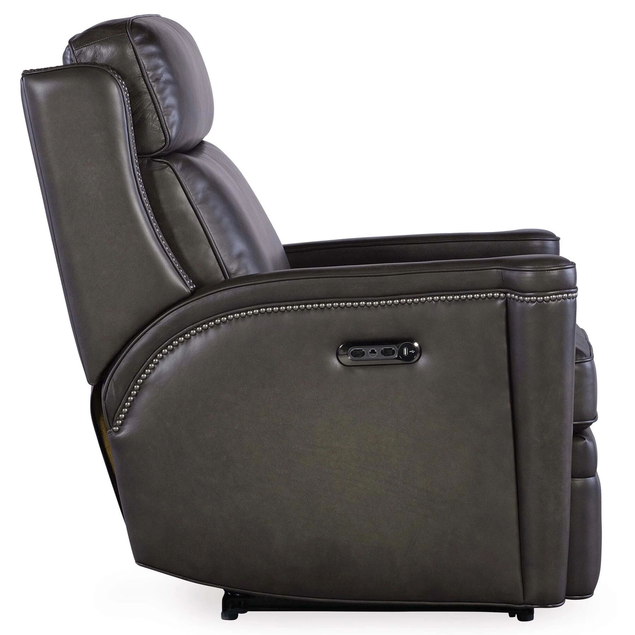 Hamilton Leather Power Recliner, Sarzana Castle - Image 3