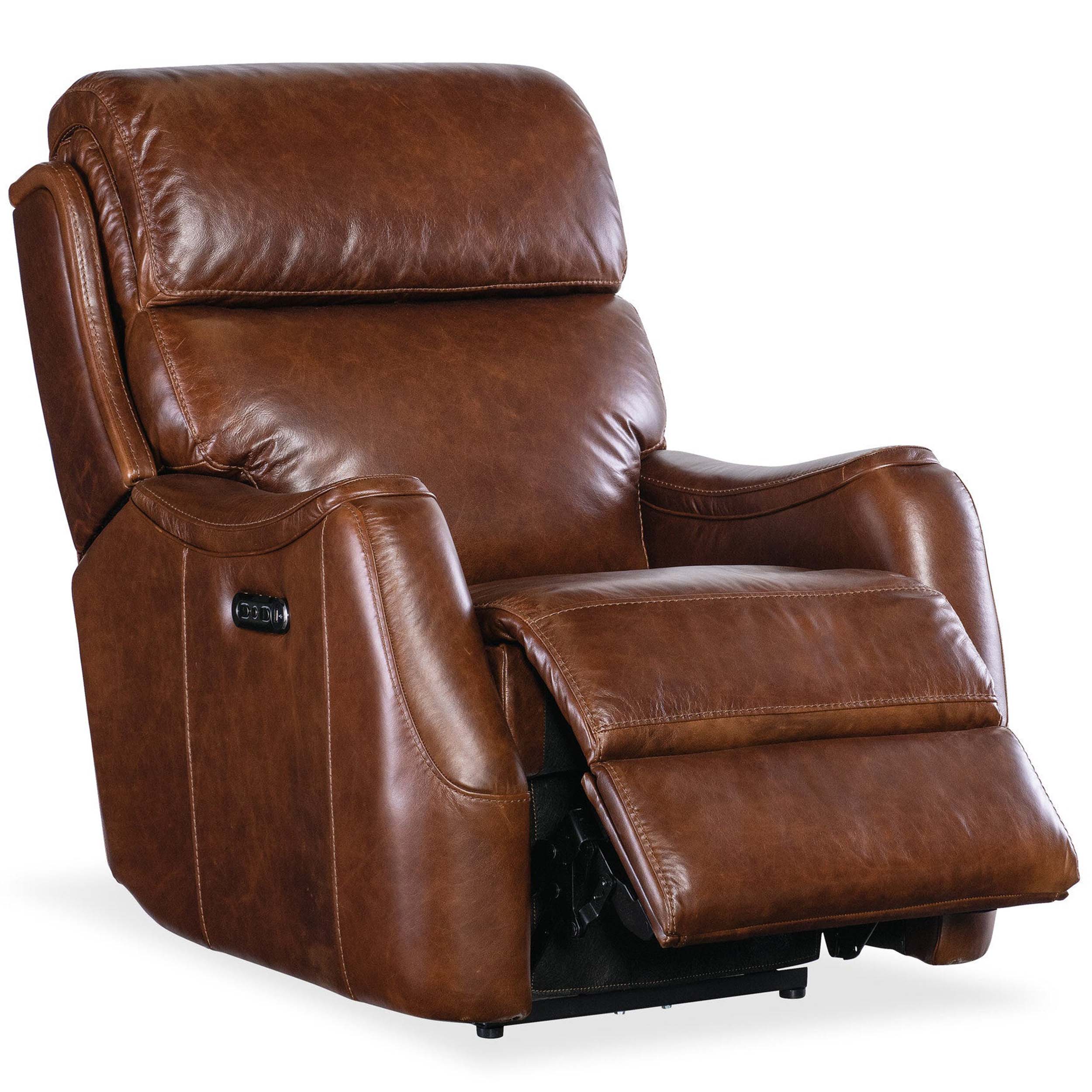 Harlan Leather Zero Gravity Power Recliner, Carrington Walnut - Image 5