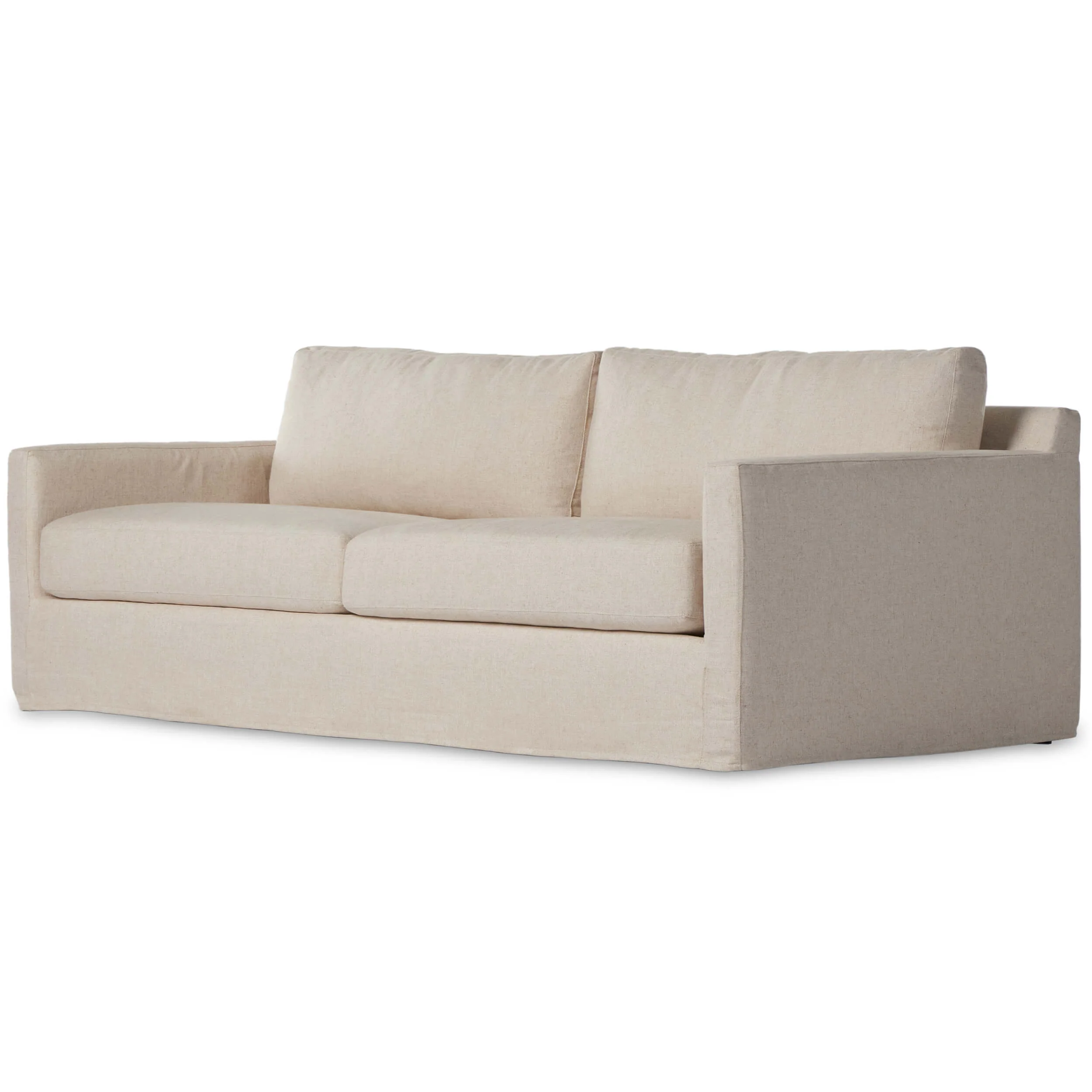 Hampton Slipcover Sofa, Evere Oatmeal by Four Hands - Image 2