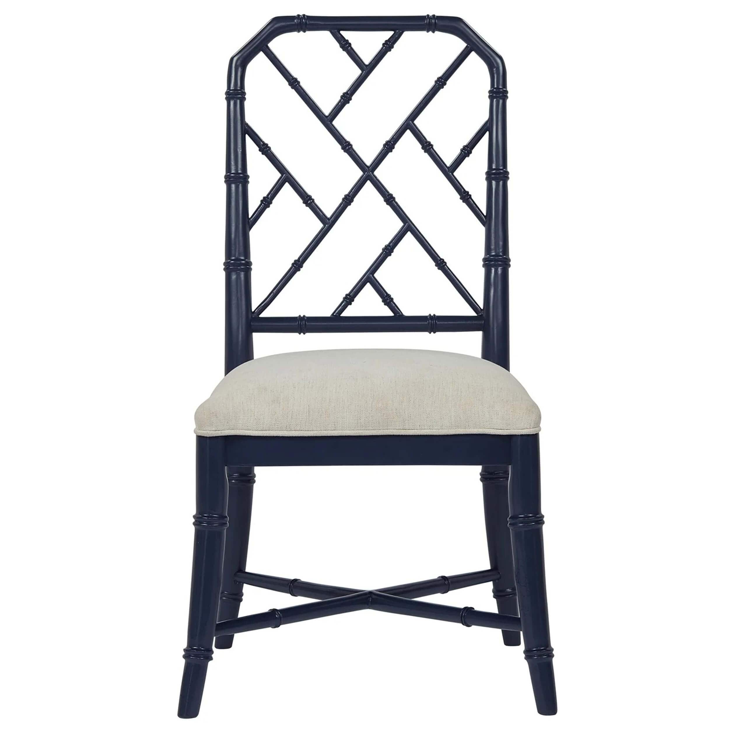 Hanalei Bay Side Chair, Cerulean Blue, Set of 2 - Image 2
