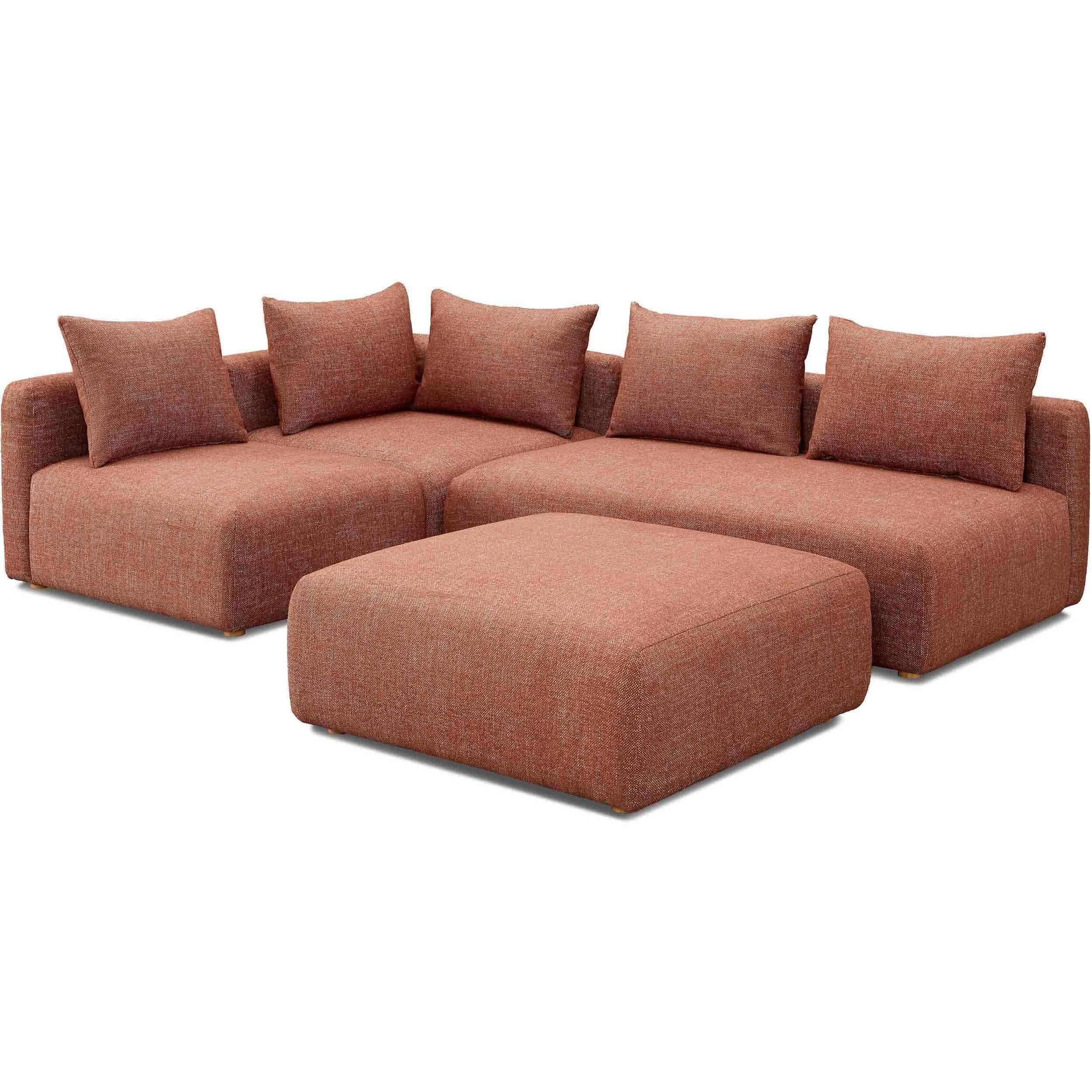 Hangover 4 Piece Modular Sectional, Sedona - Image 2