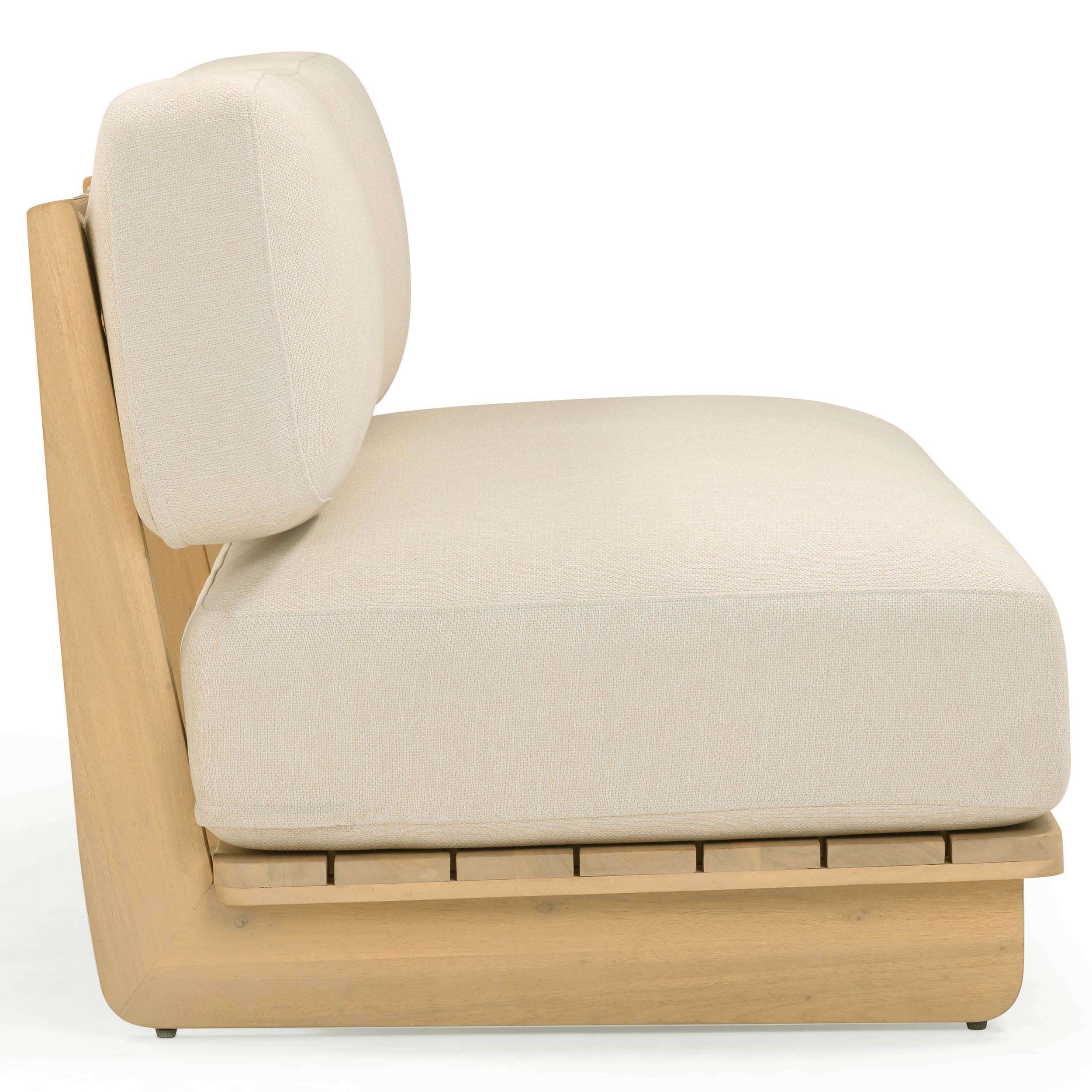 Reavan Outdoor Lounge Sofa, Cream - Image 3