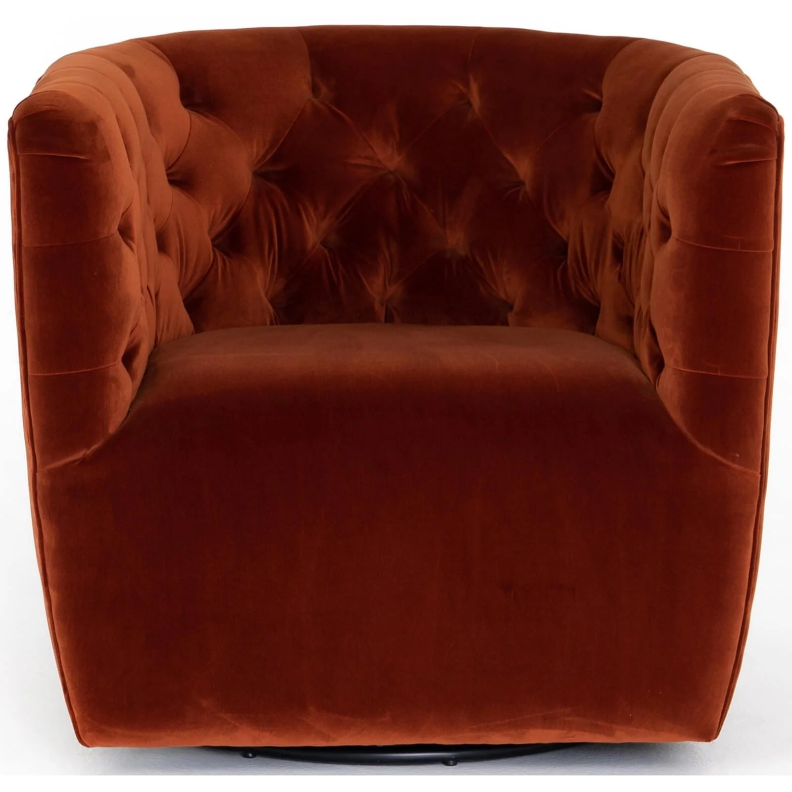 Hanover Swivel Chair, Sapphire Rust by Four Hands - Image 3