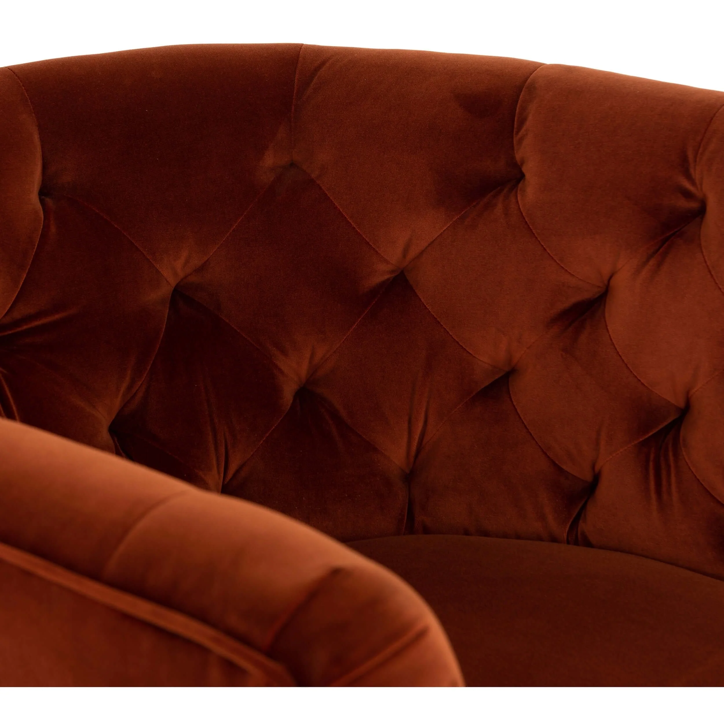 Hanover Swivel Chair, Sapphire Rust by Four Hands - Image 5