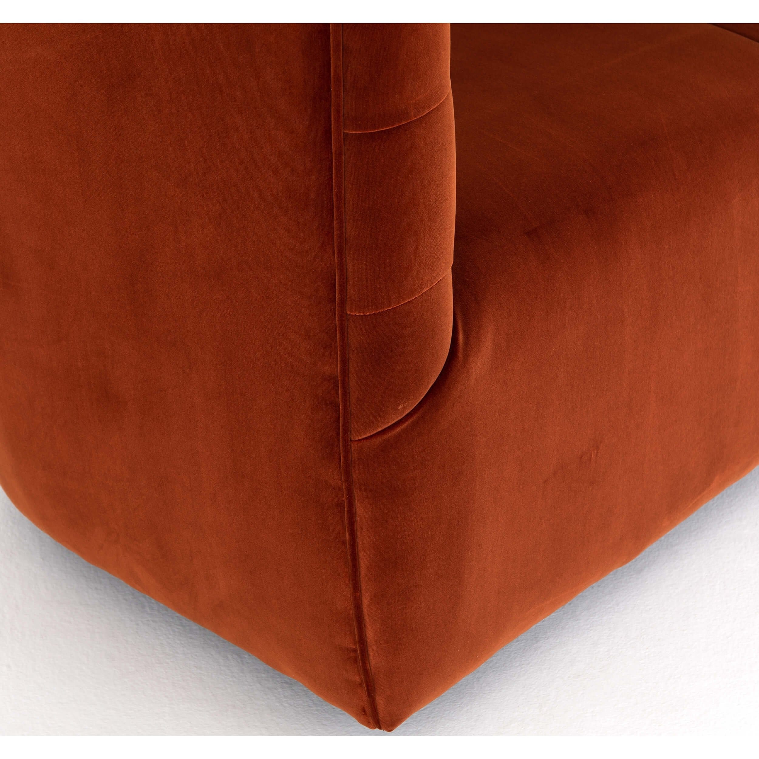 Hanover Swivel Chair, Sapphire Rust by Four Hands - Image 9