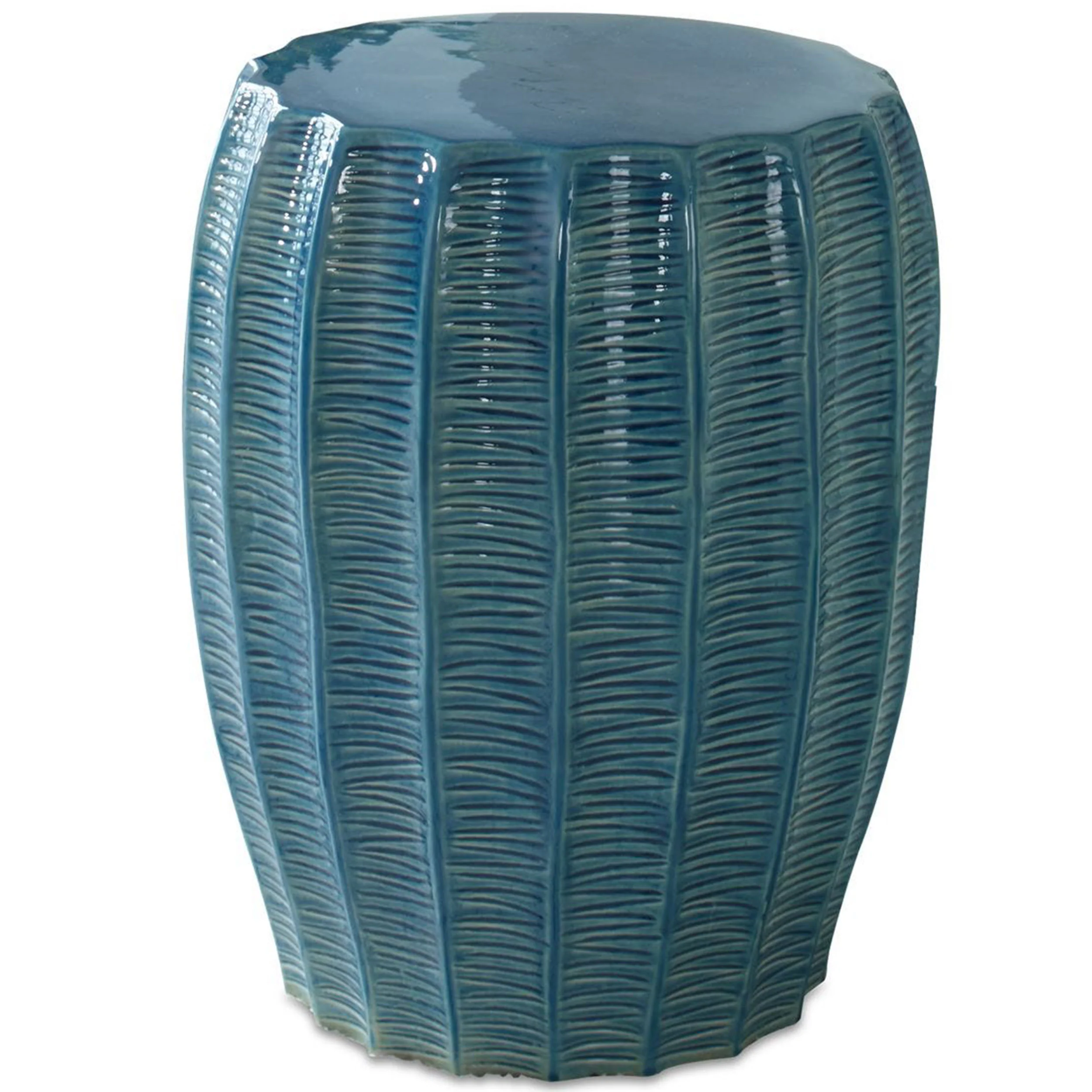 Harbor Garden Stool, Aqua