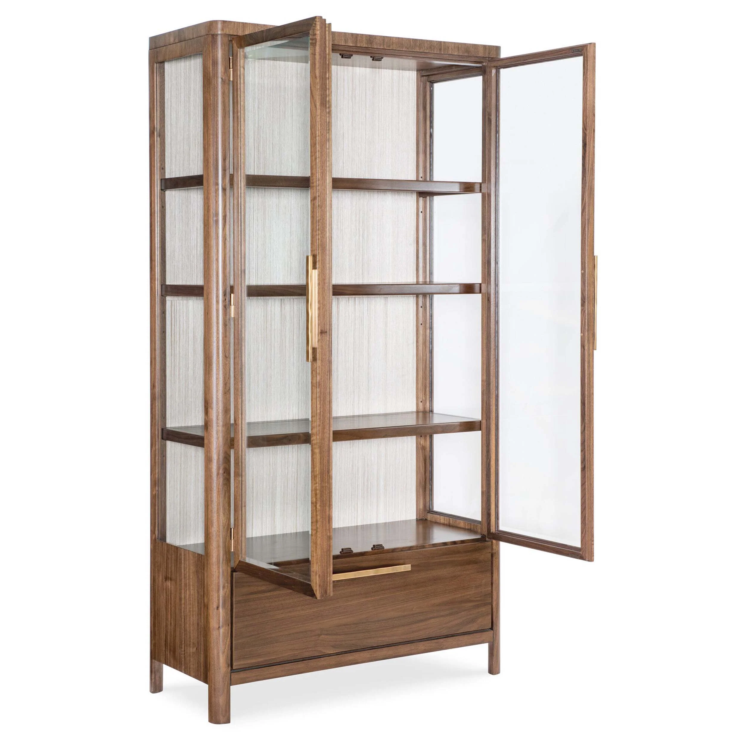 Eleana Display Cabinet, Light Caramel - Image 4