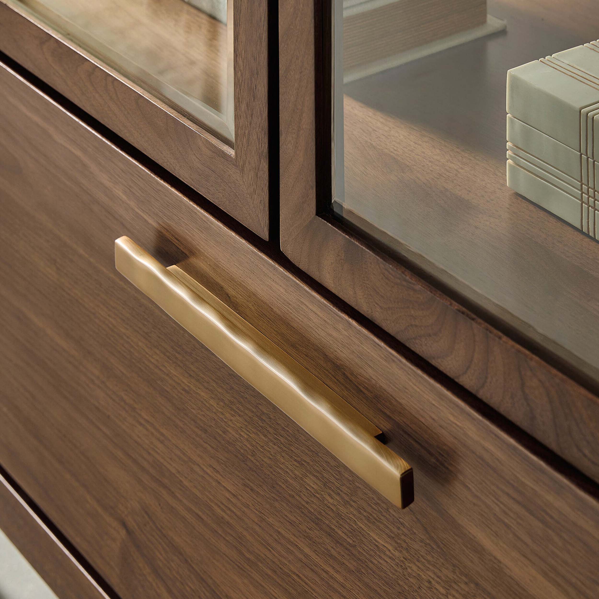 Eleana Display Cabinet, Light Caramel - Image 5
