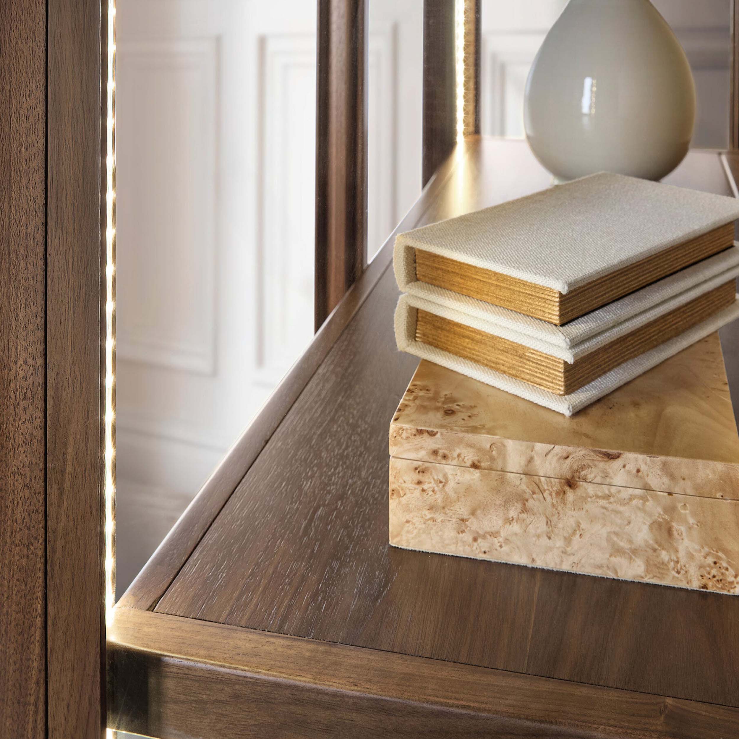 Eleana Display Cabinet, Light Caramel - Image 6
