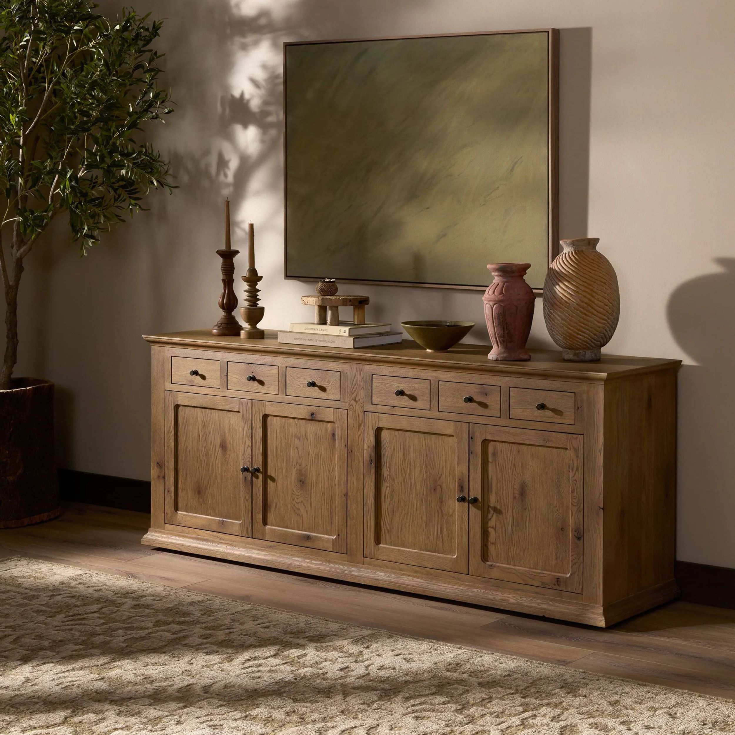 Harding Sideboard, Weathered Oak by Amber Lewis x Four Hands - Image 7
