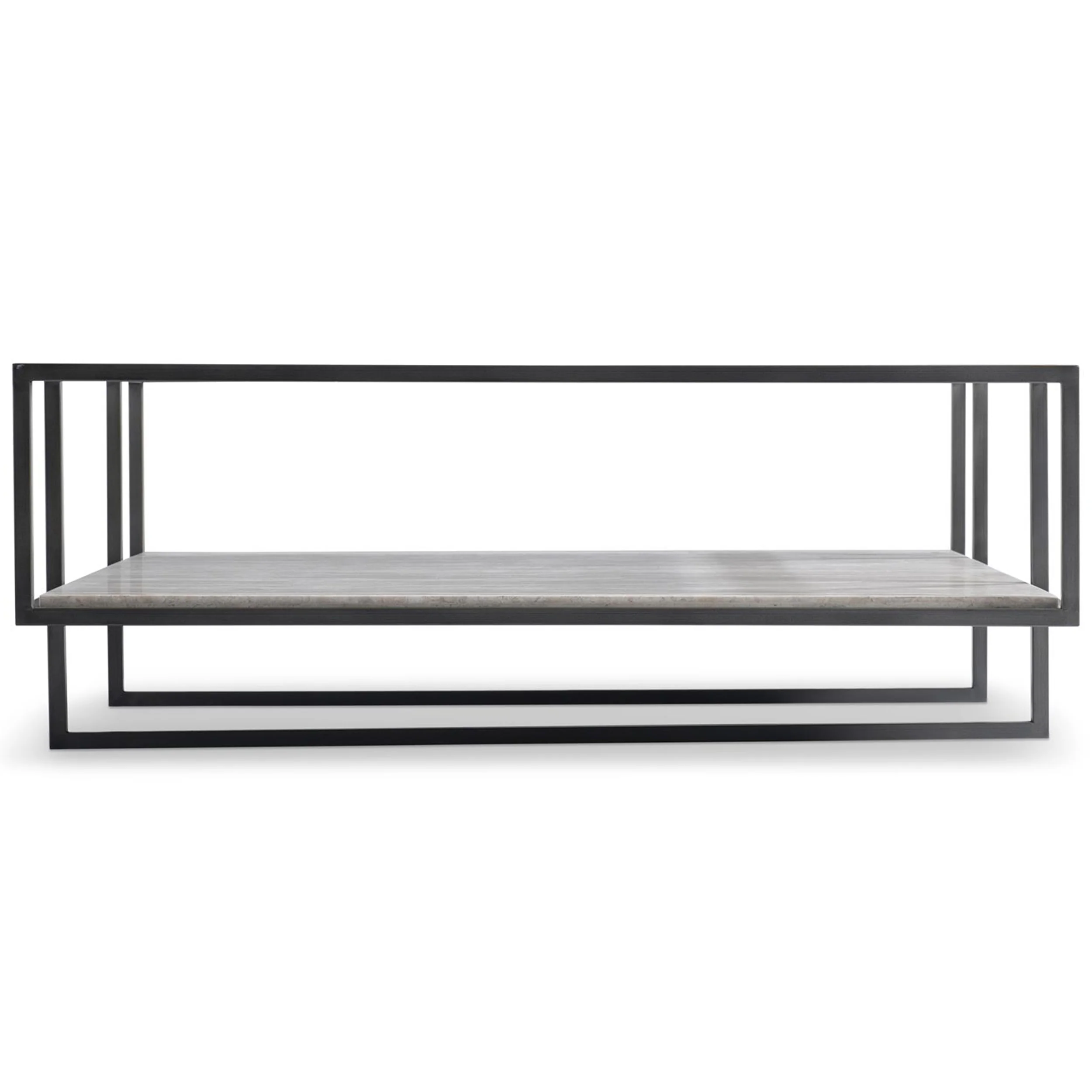 Harlow Square Cocktail Table, Rubbed Bronze - Image 2