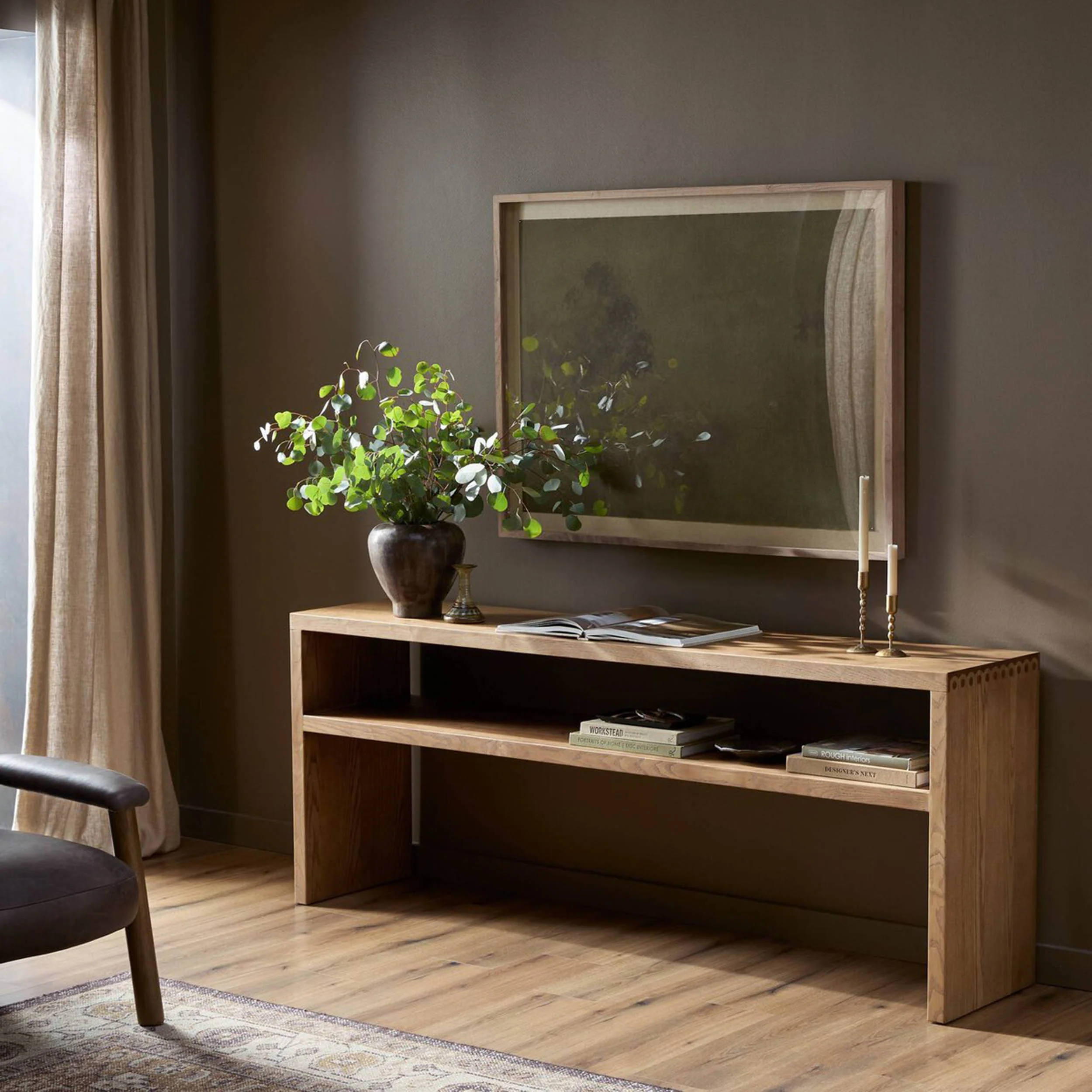 Hathaway Console Table, Toasted Ash by Amber Lewis x Four Hands - Image 5