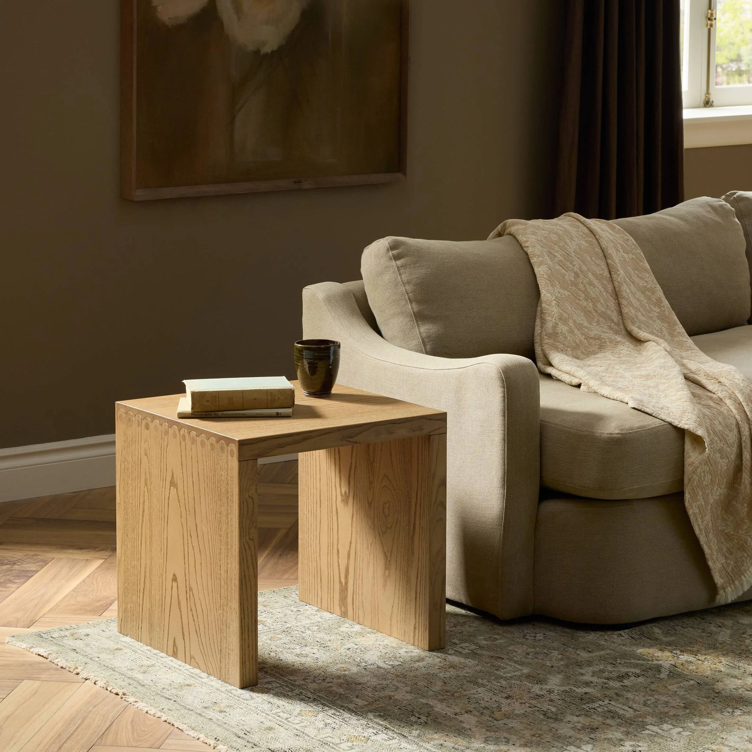 Hathaway End Table, Toasted Ash by Amber Lewis x Four Hands - Image 7
