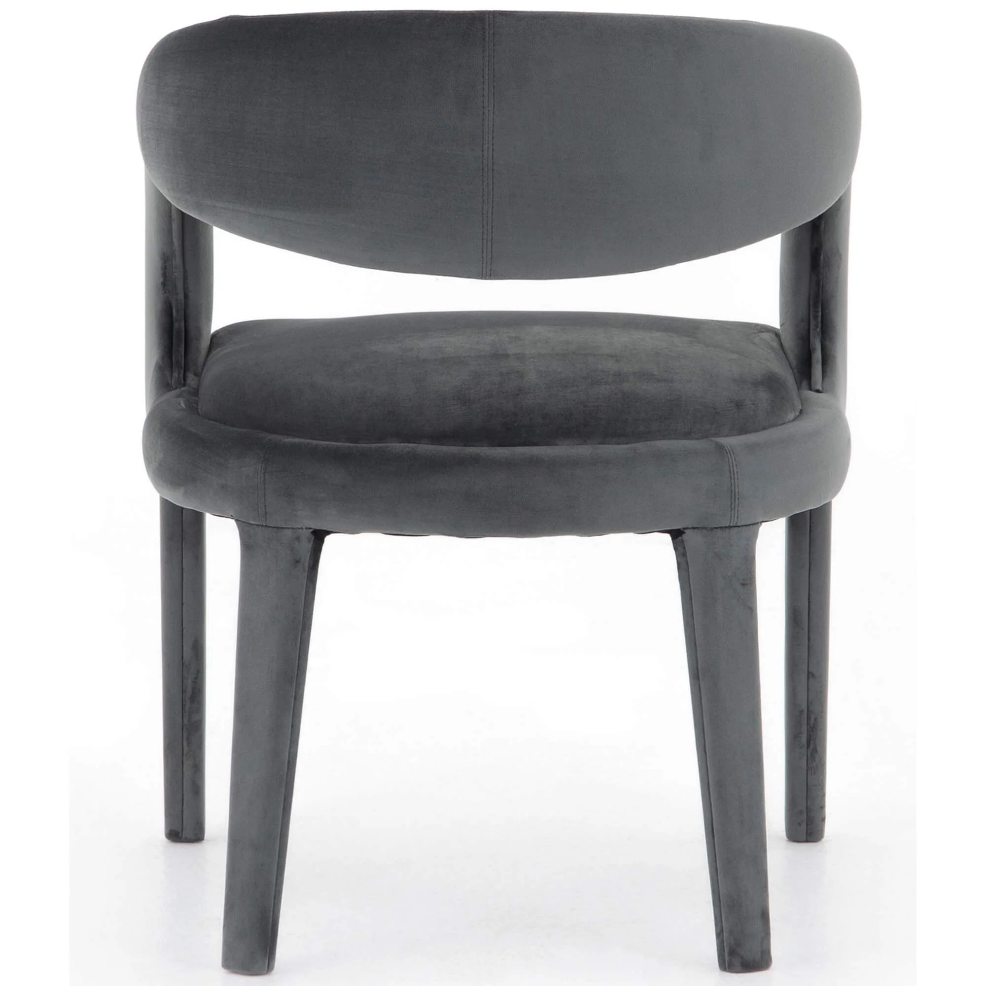 Hawkins Dining Chair, Charcoal, Set of 2 by Four Hands - Image 4