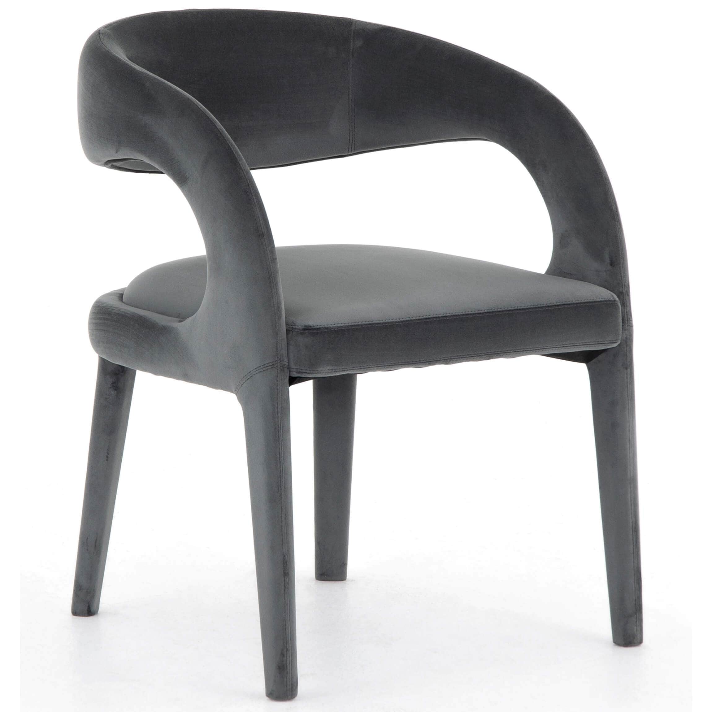 Hawkins Dining Chair, Charcoal, Set of 2 by Four Hands - Image 6