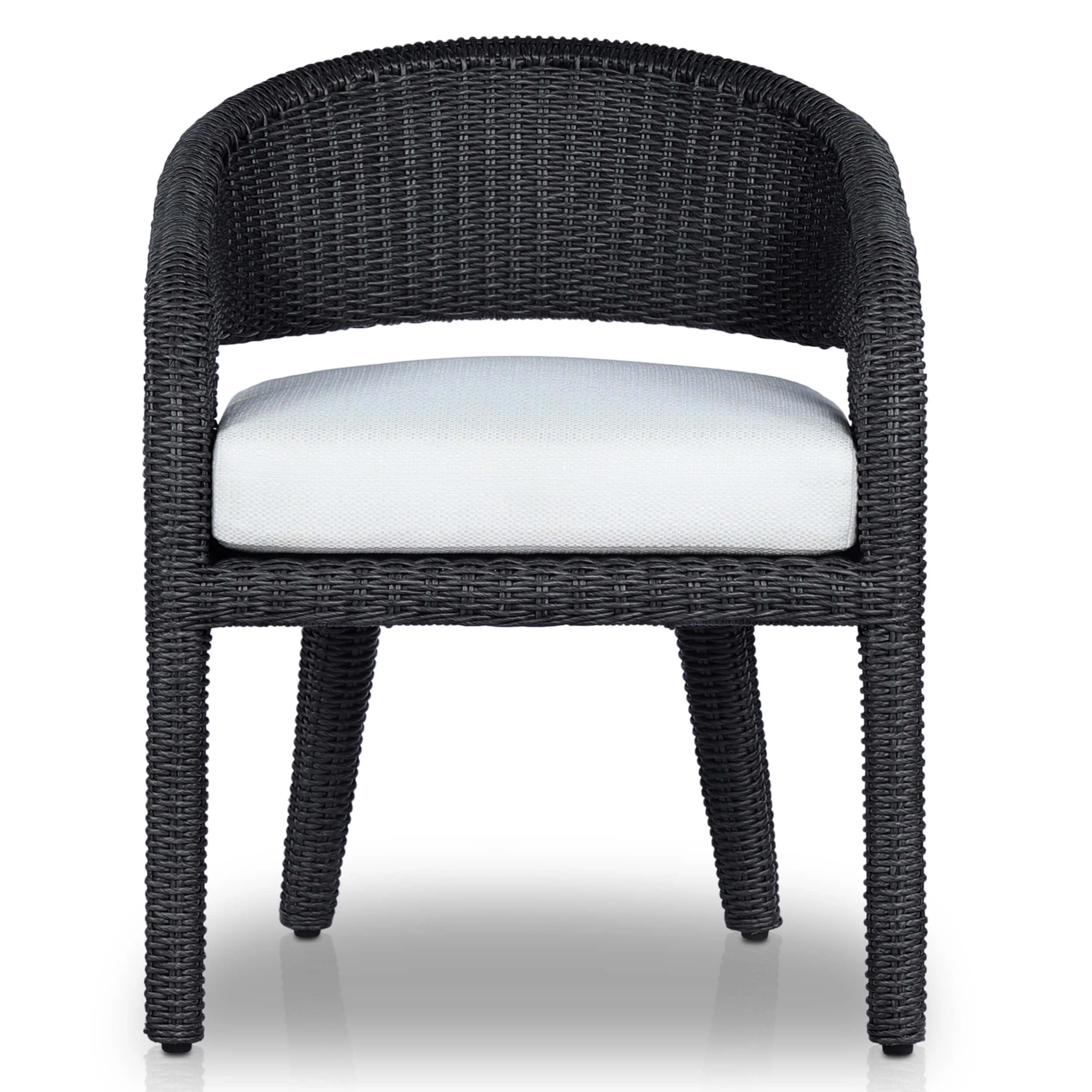 Hawkins Outdoor Dining Chair, Vintage Coal by Four Hands - Image 3
