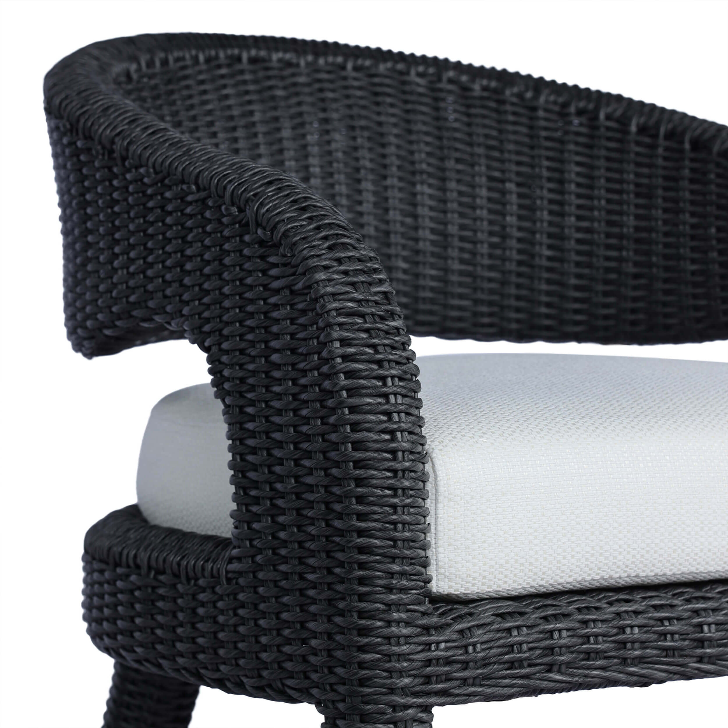 Hawkins Outdoor Dining Chair, Vintage Coal by Four Hands - Image 5
