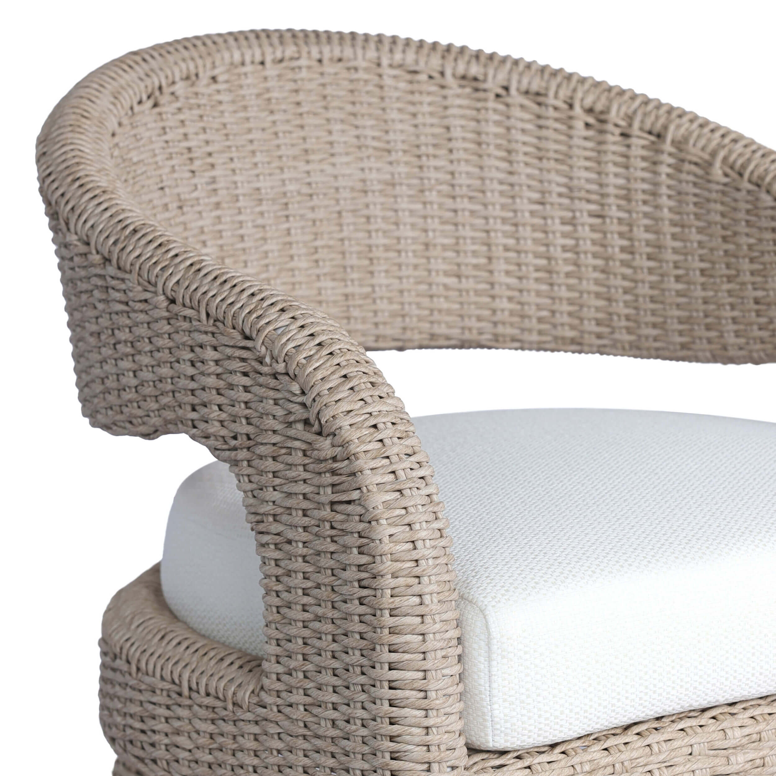 Hawkins Outdoor Dining Chair, Vintage White by Four Hands - Image 5
