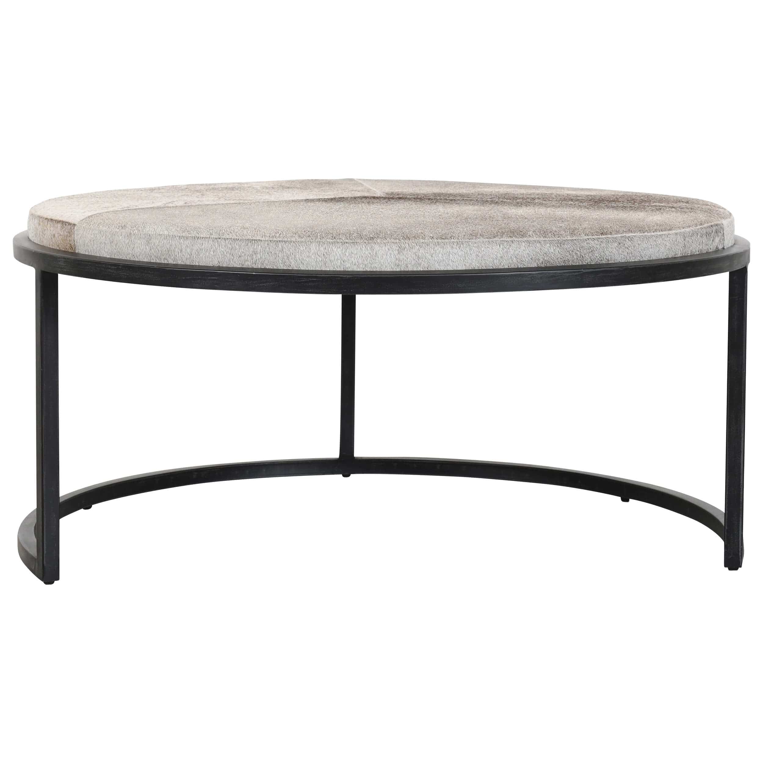 Hayword Nesting Coffee Tables, Grey Hide - Image 3