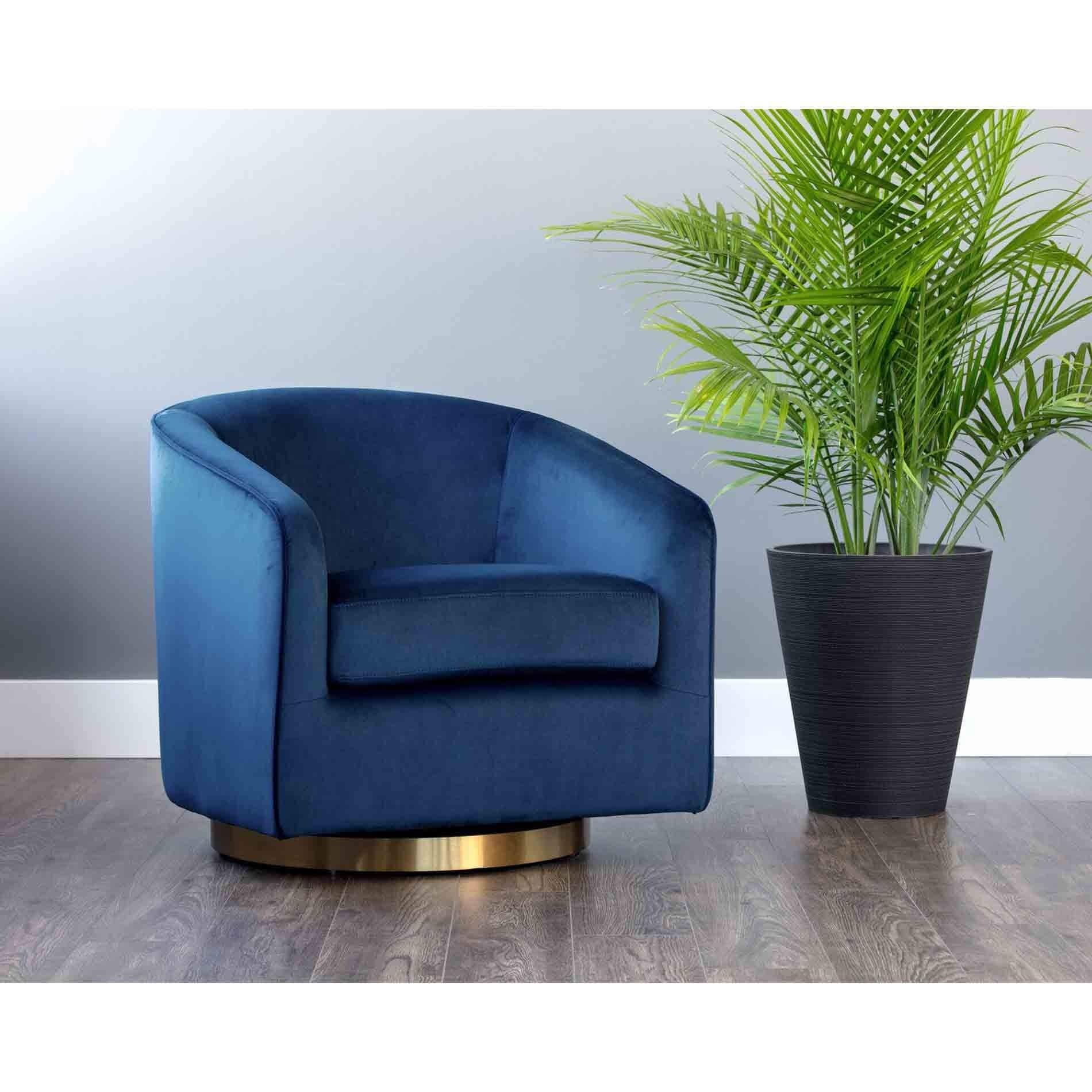 Hazel Chair, Navy - Image 5