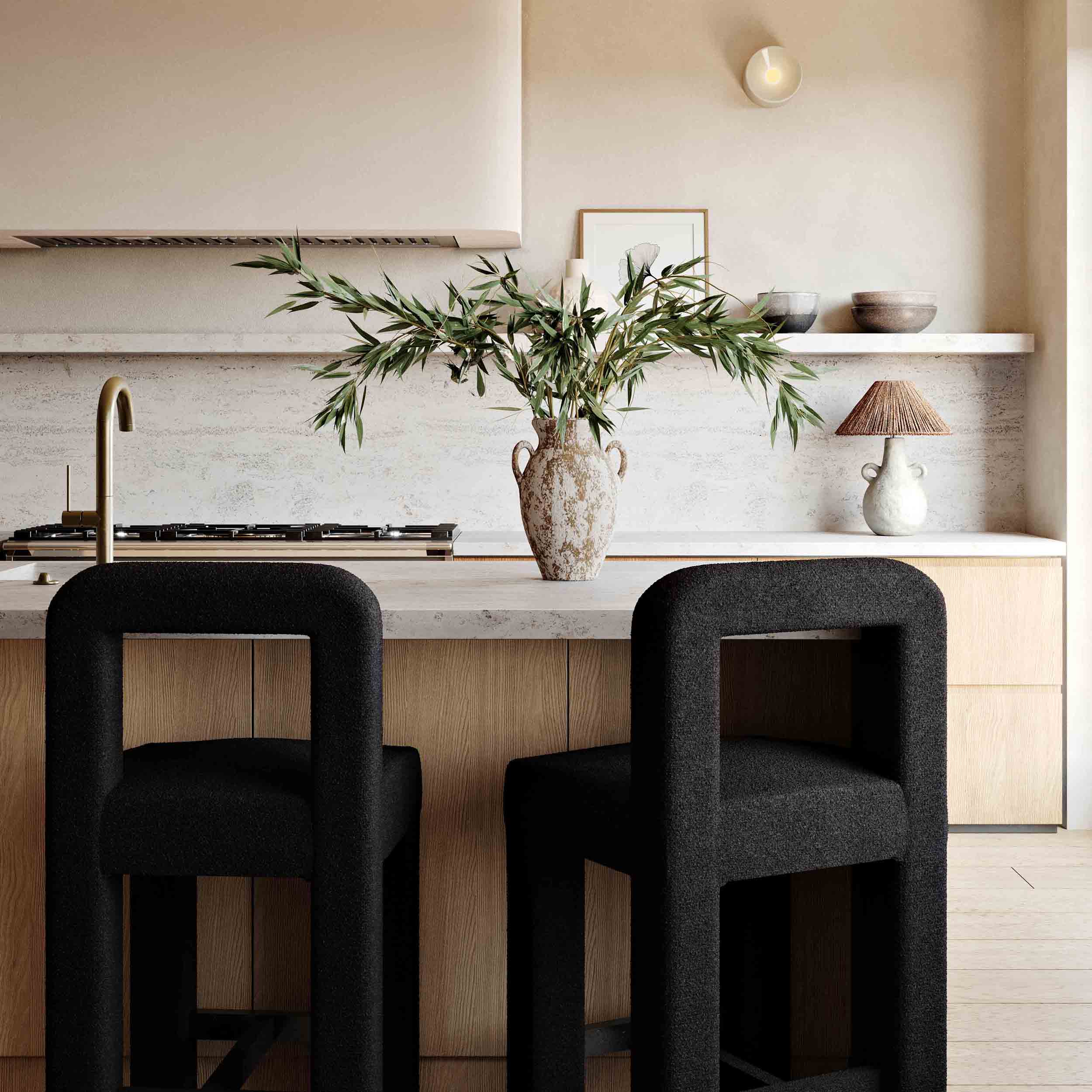 Hazel Counter Stool, Black - Image 5