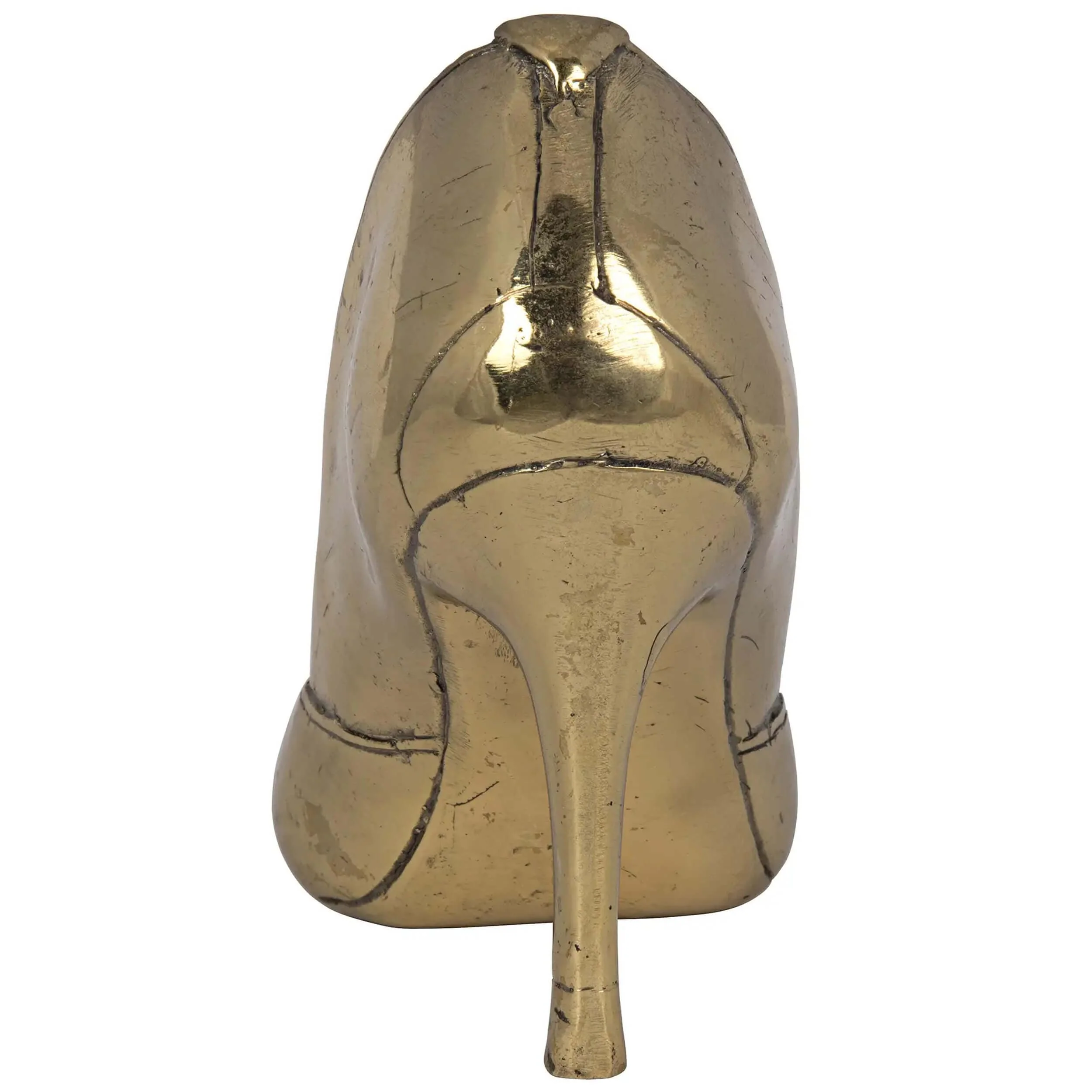Heel Sculpture, Antique Brass - Image 3