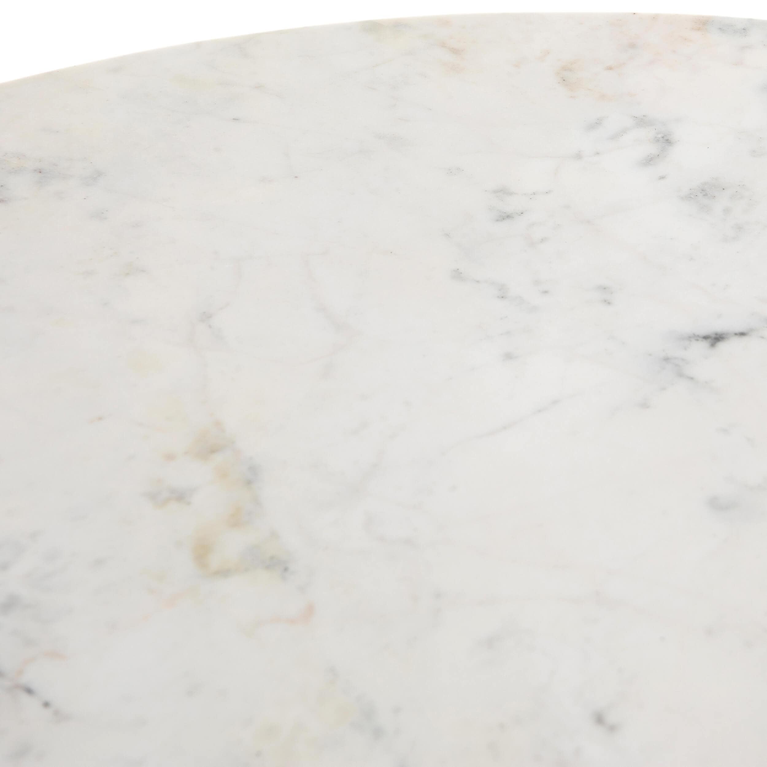 Helen Bistro Table, White Marble by Four Hands - Image 5