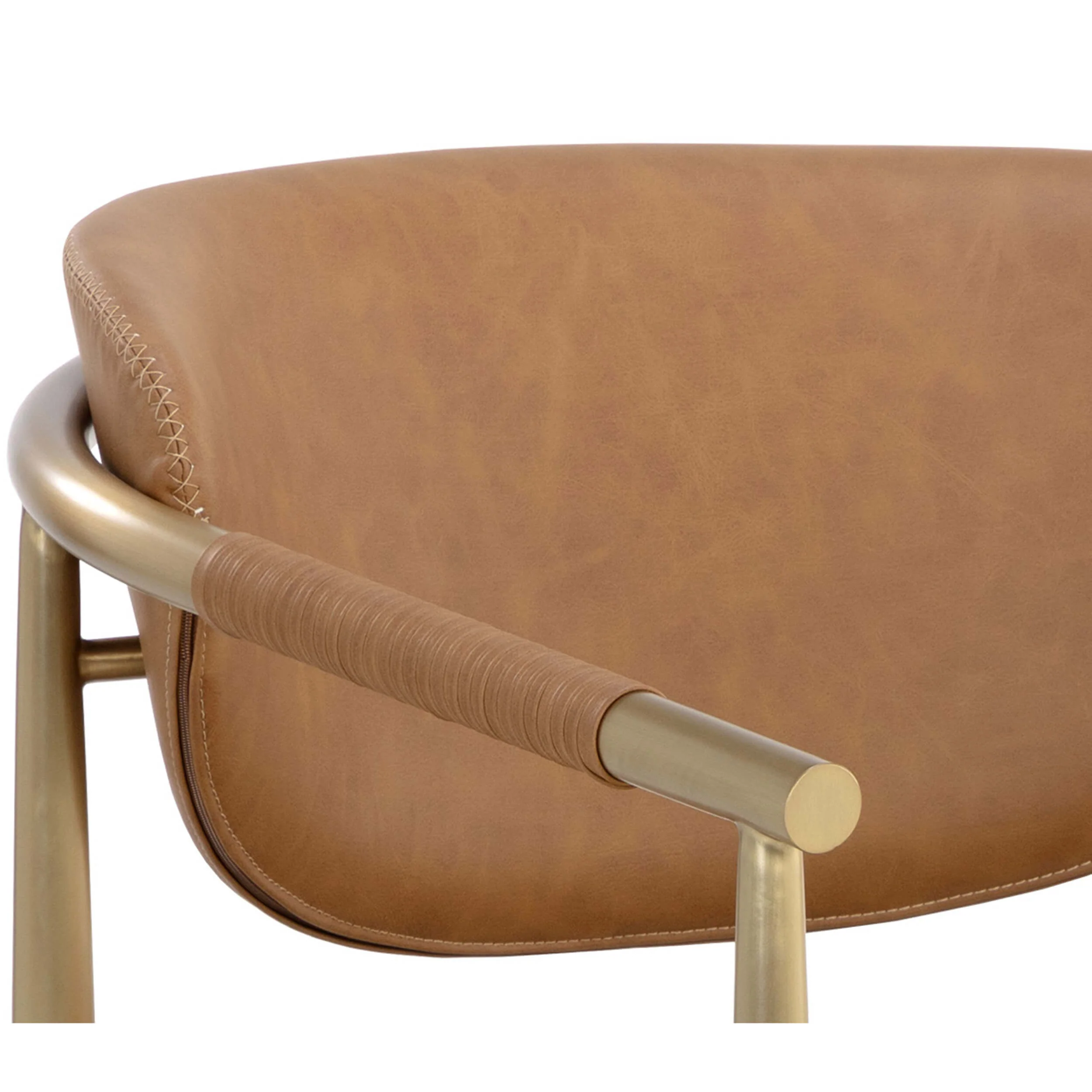Heloise Chair, Milliken Cognac - Image 4