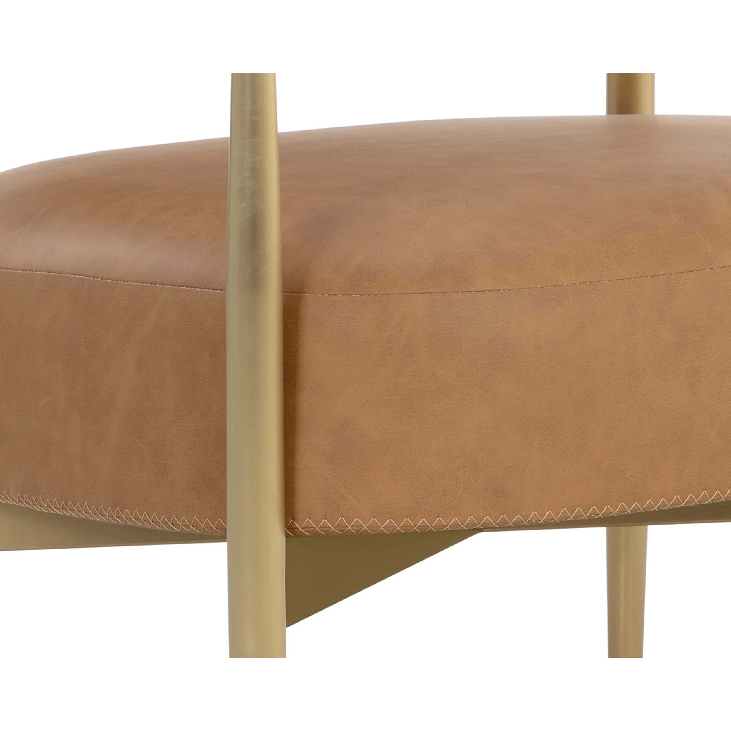 Heloise Chair, Milliken Cognac - Image 5