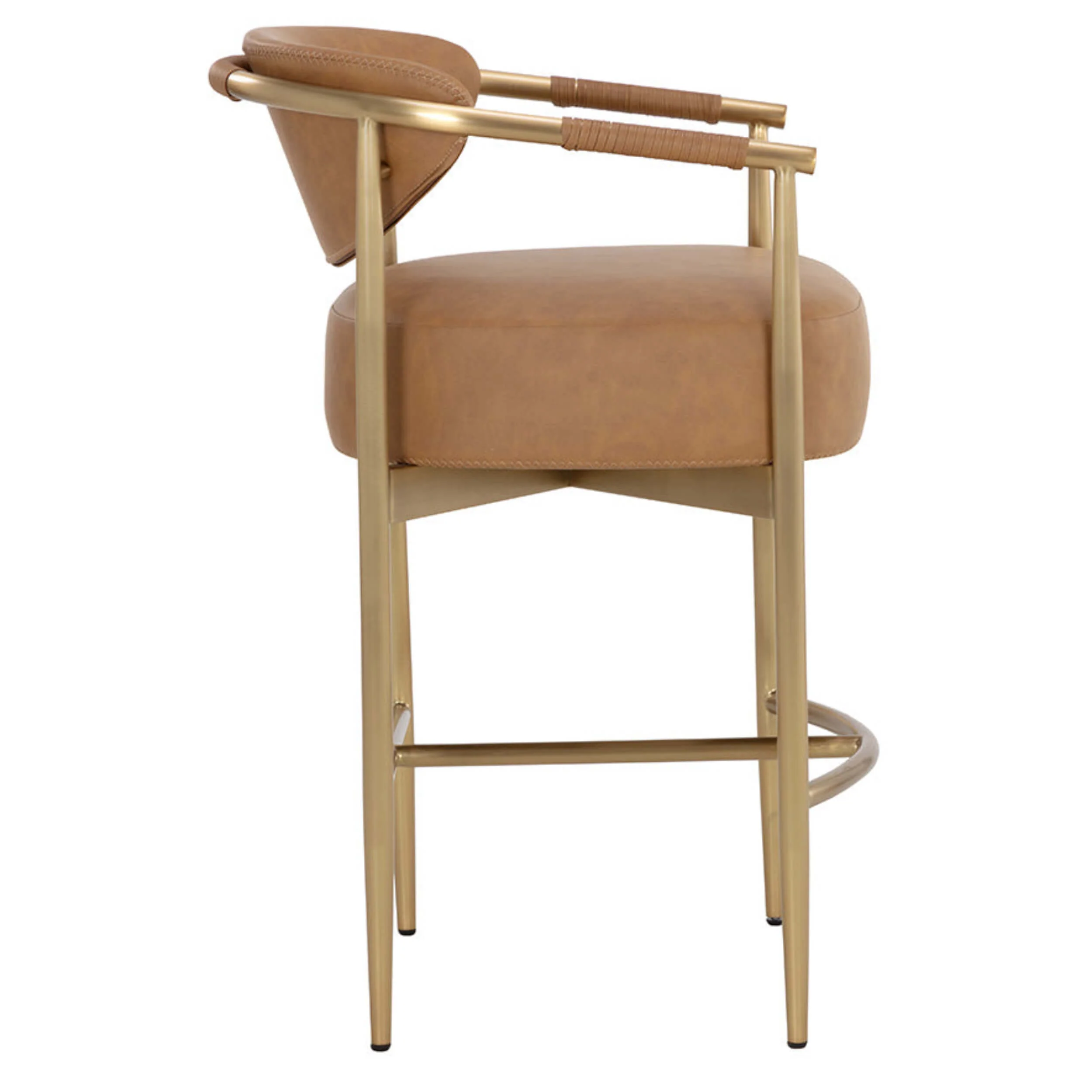 Heloise Counter Stool, Milliken Cognac - Image 3