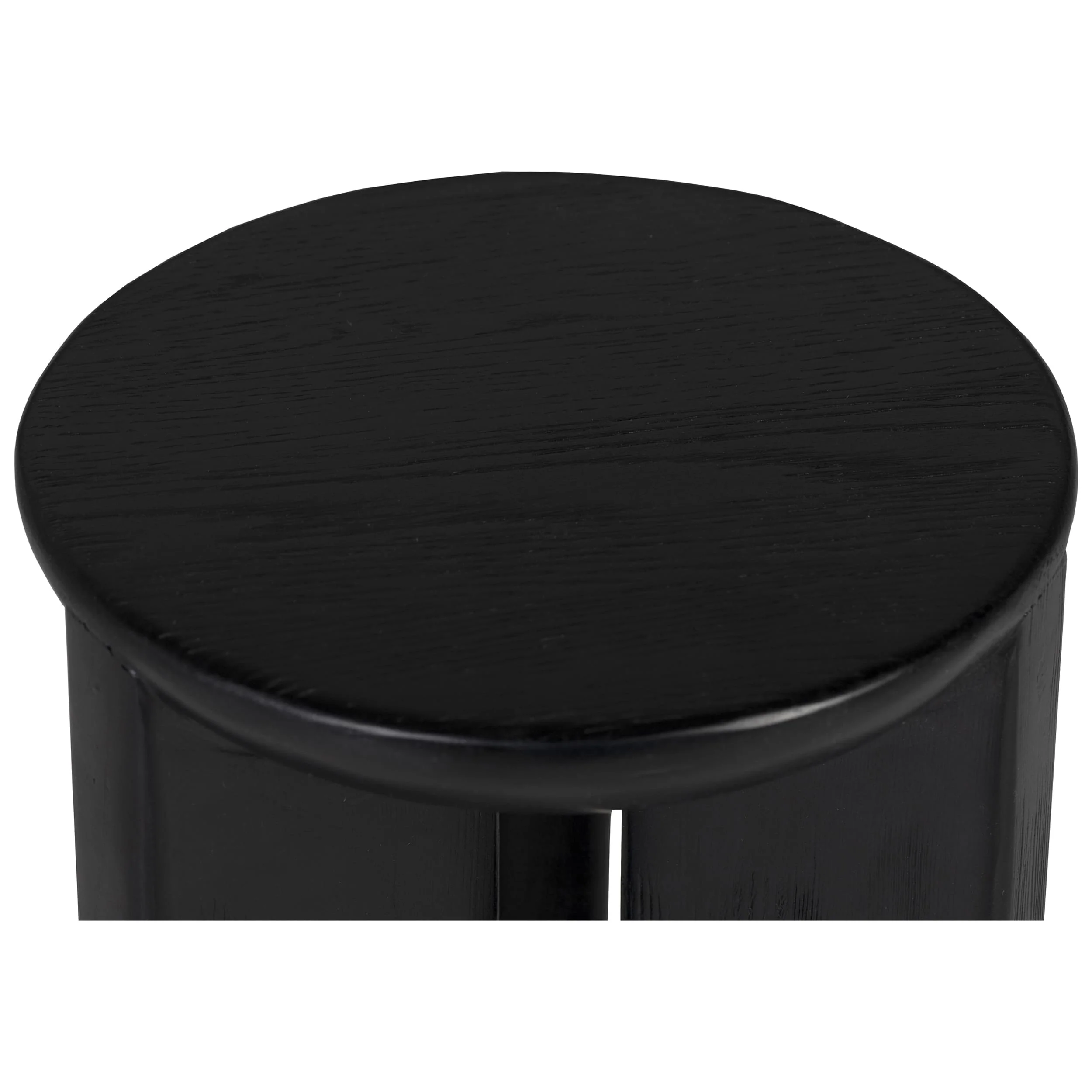 Hemi Tall Side Table, Charcoal - Image 3