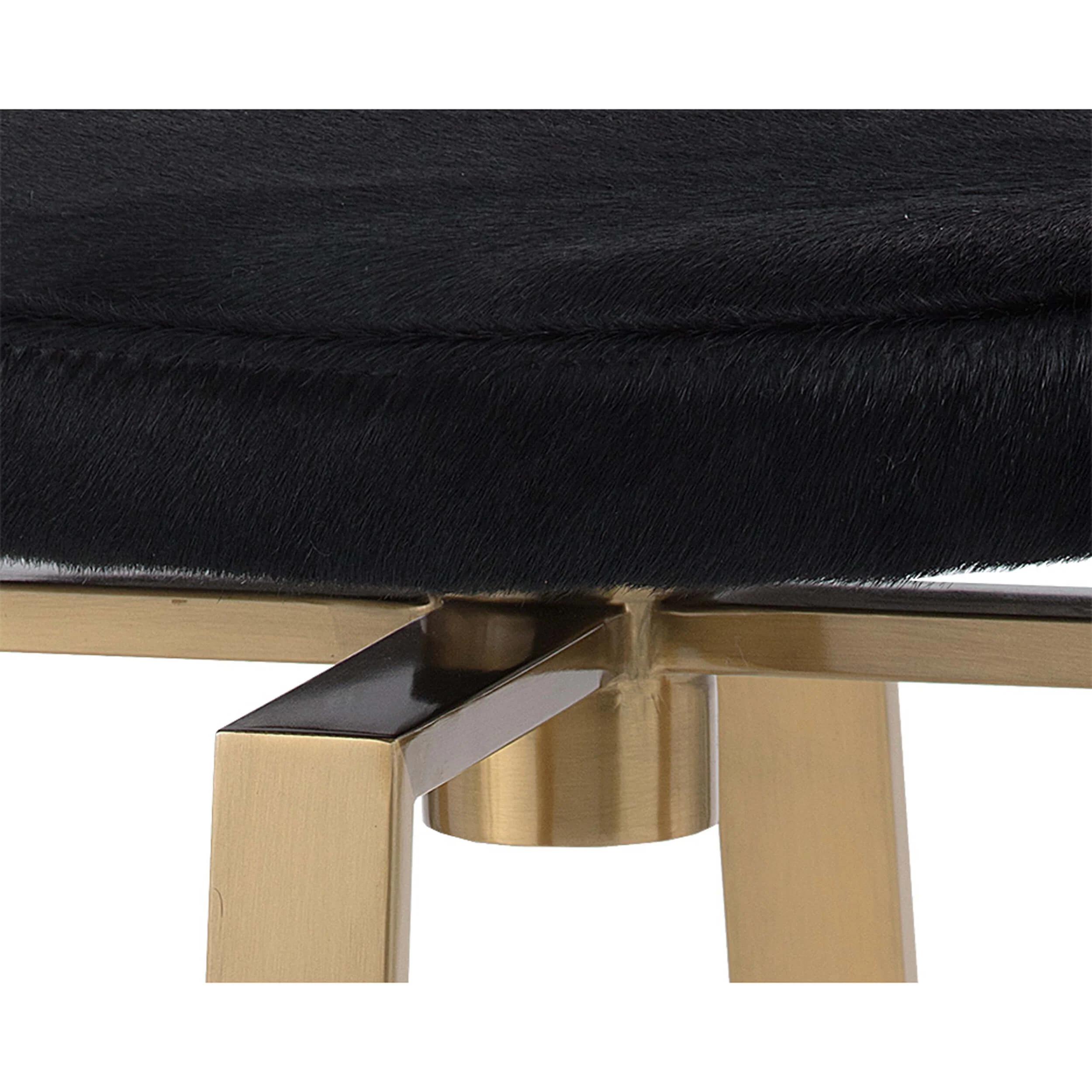 Hendrix Swivel Counter Stool, Black - Image 2