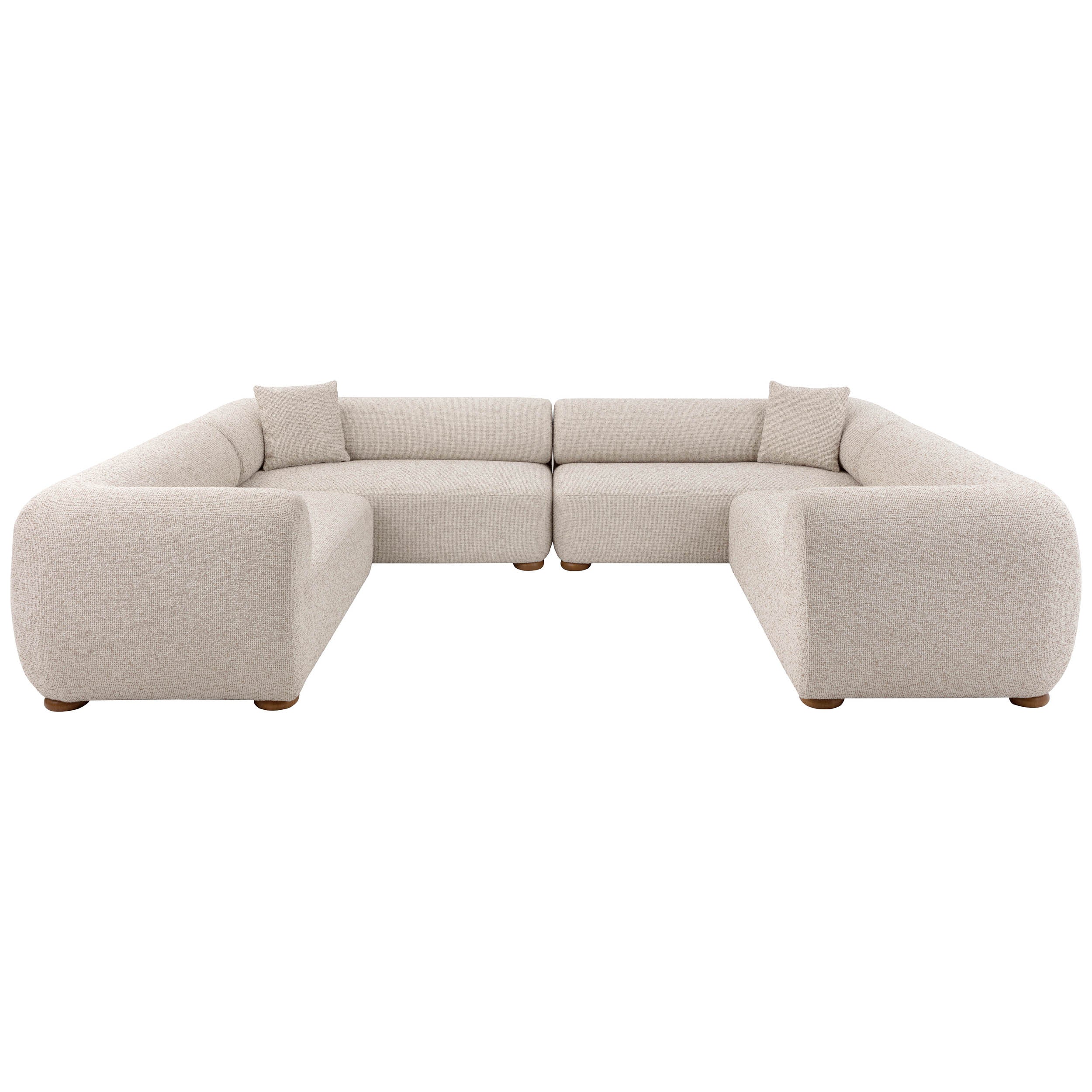 Henriette Modular Sofa, Noah Ecru / Kona Camel - Image 14