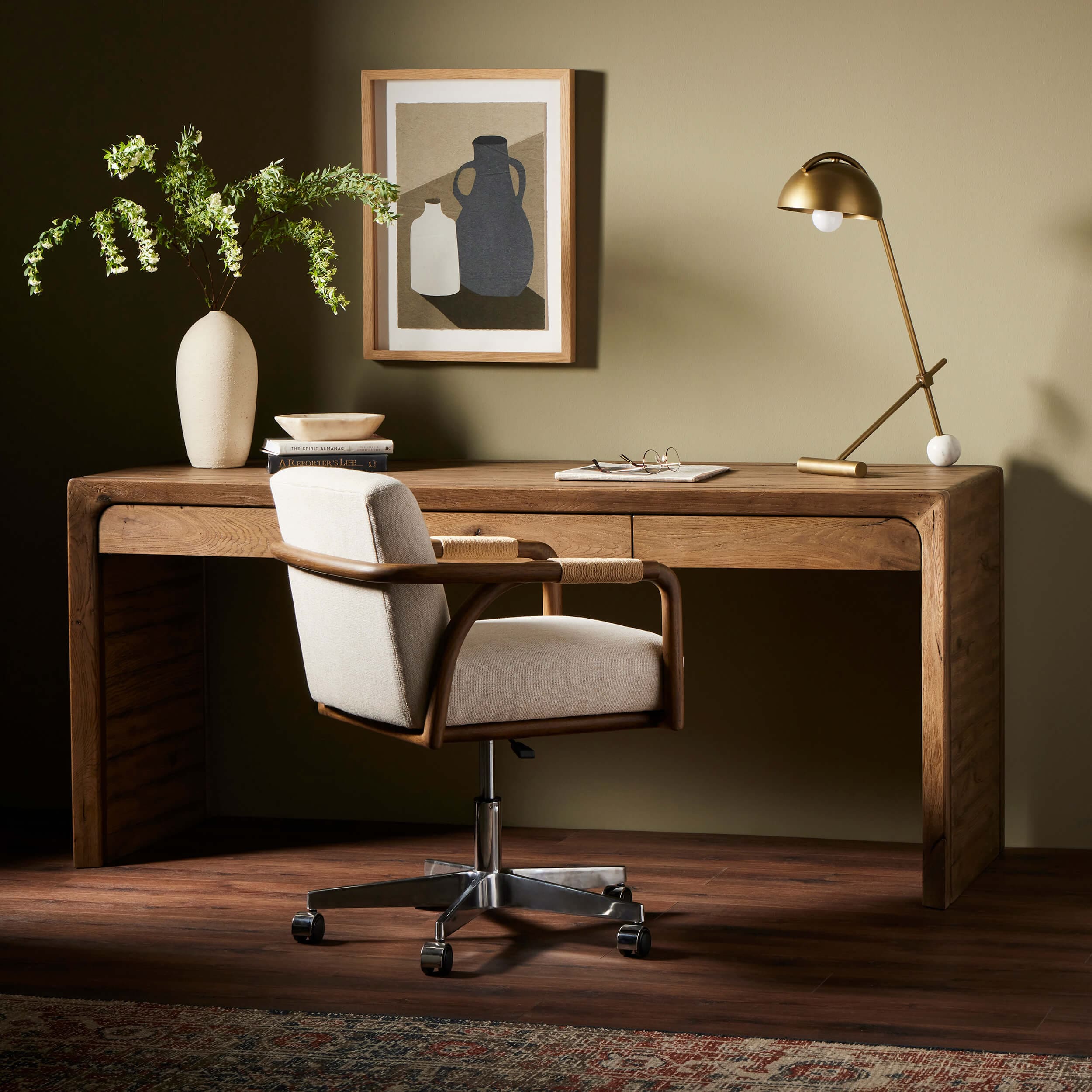 Henry Desk, Rustic Grey by Four Hands - Image 6