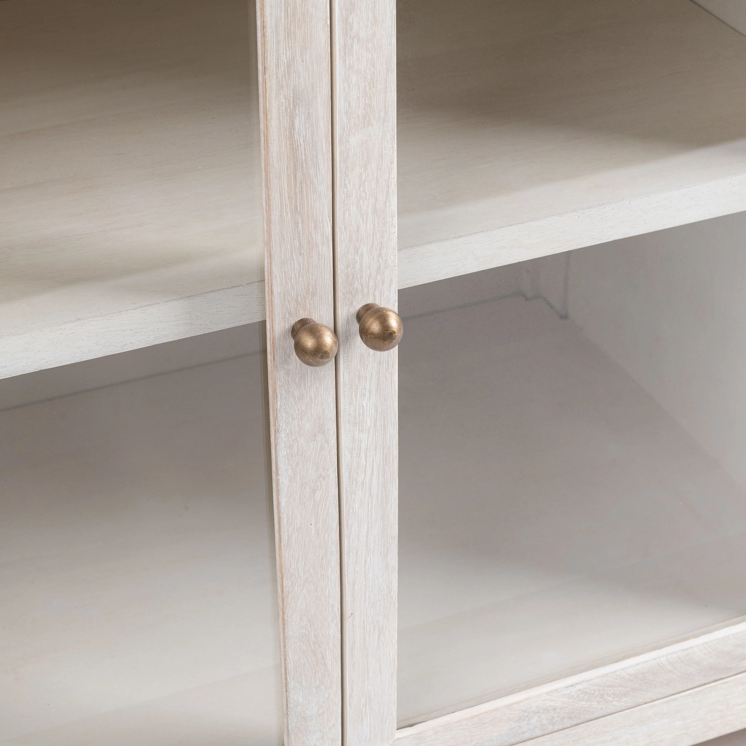 Hera 4 Door Buffet, Creamwood - Image 5