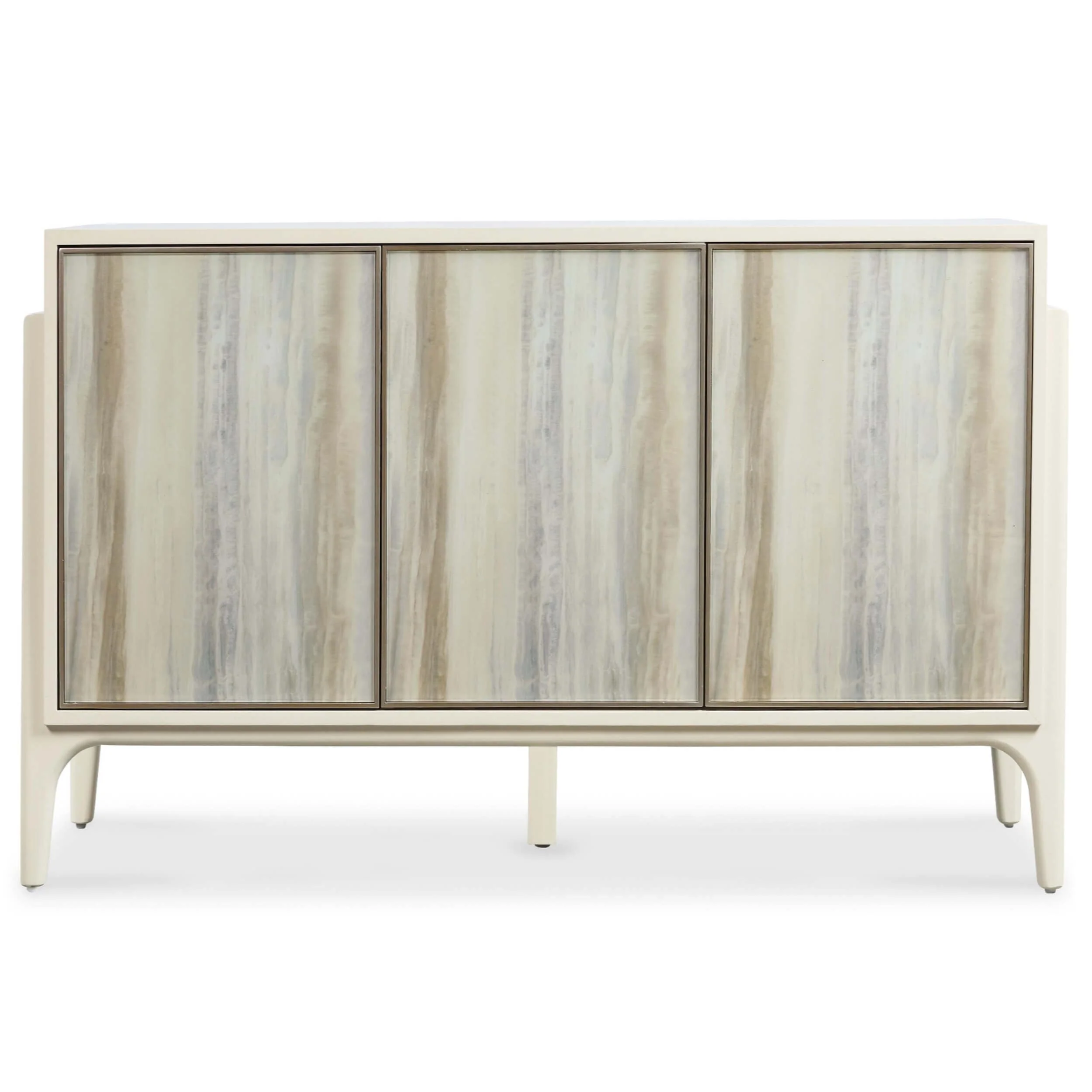 Hera Credenza, Almond White - Image 2