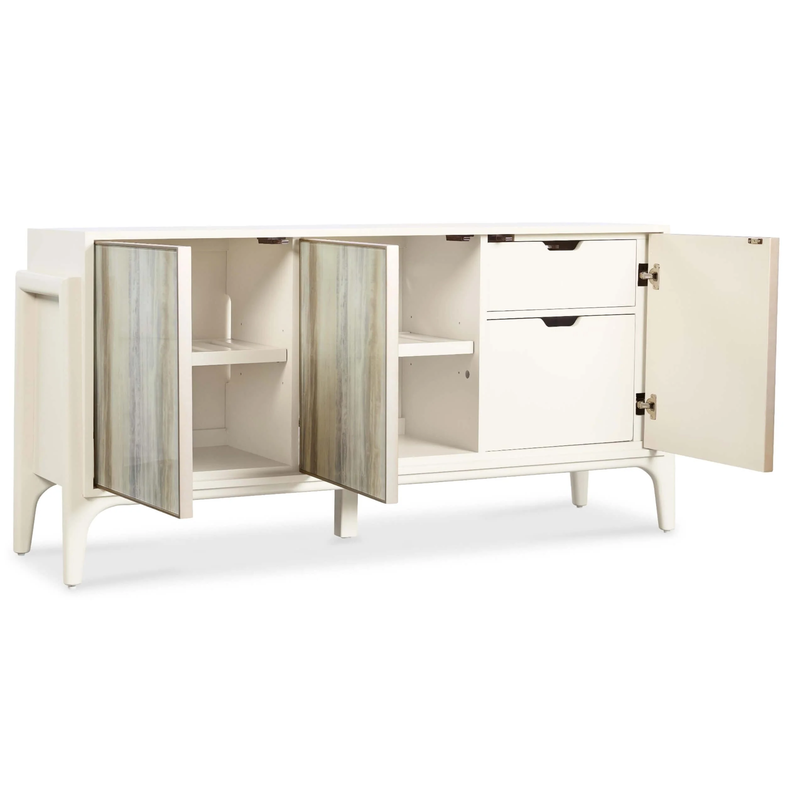 Hera Credenza, Almond White - Image 4