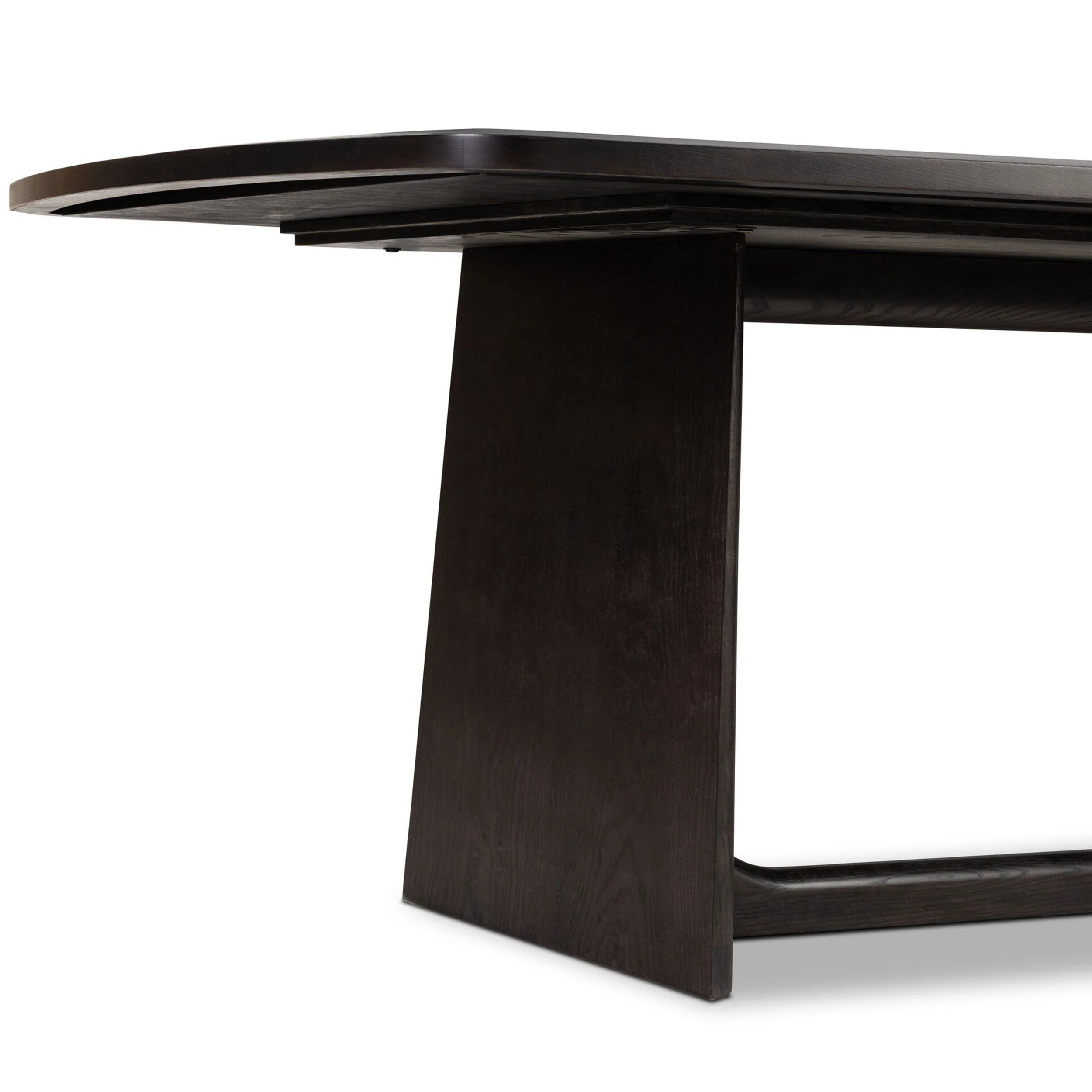 Hera Dining Table, Dark Tamo Ash by Four Hands - Image 6