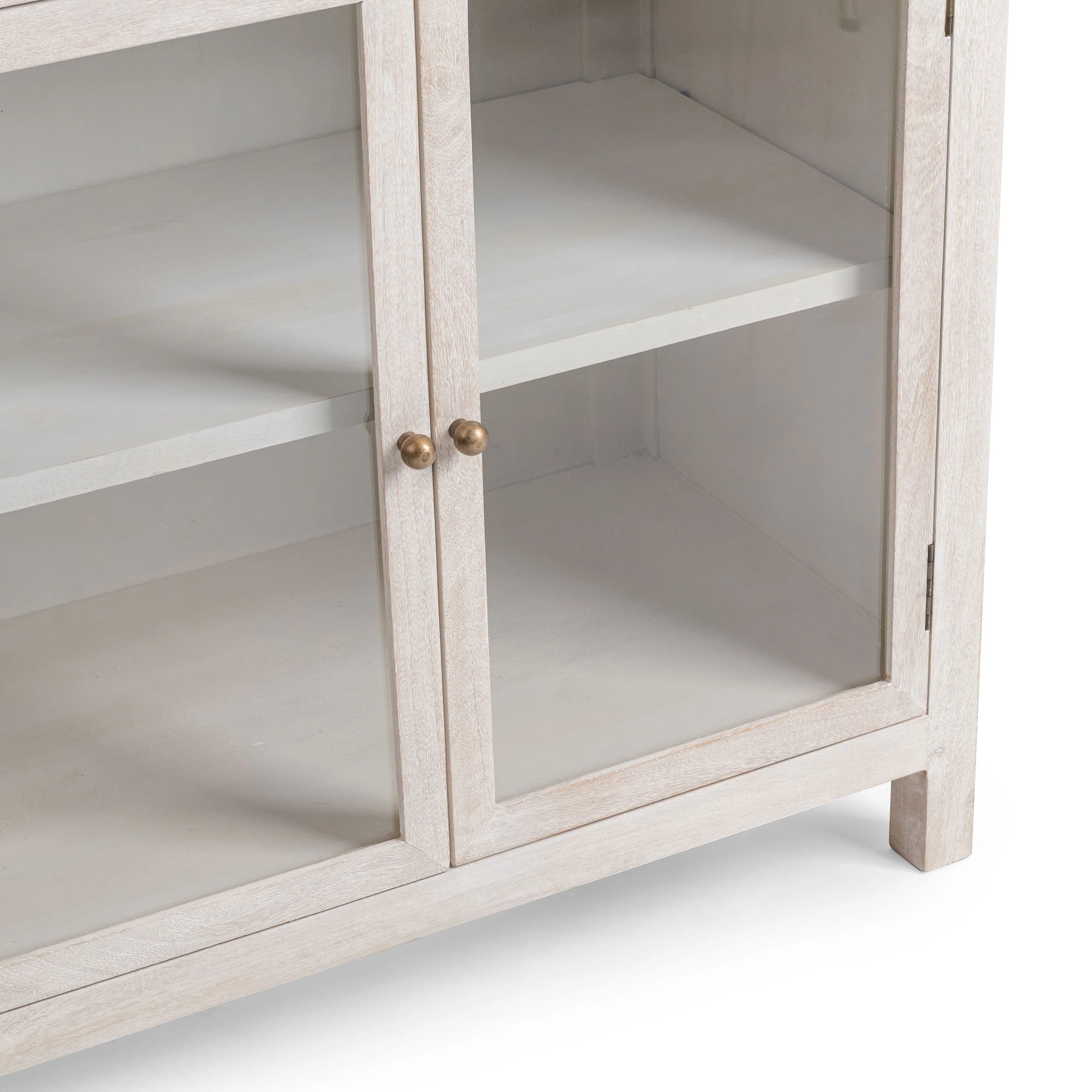 Hera Display Cabinet, Creamwood - Image 5